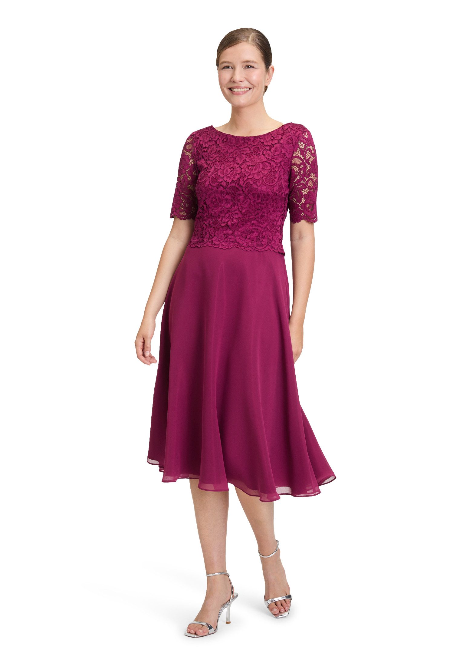 Vera Mont Cocktailkleid Damen Cocktailkleid mit Spitze Spitze günstig online kaufen