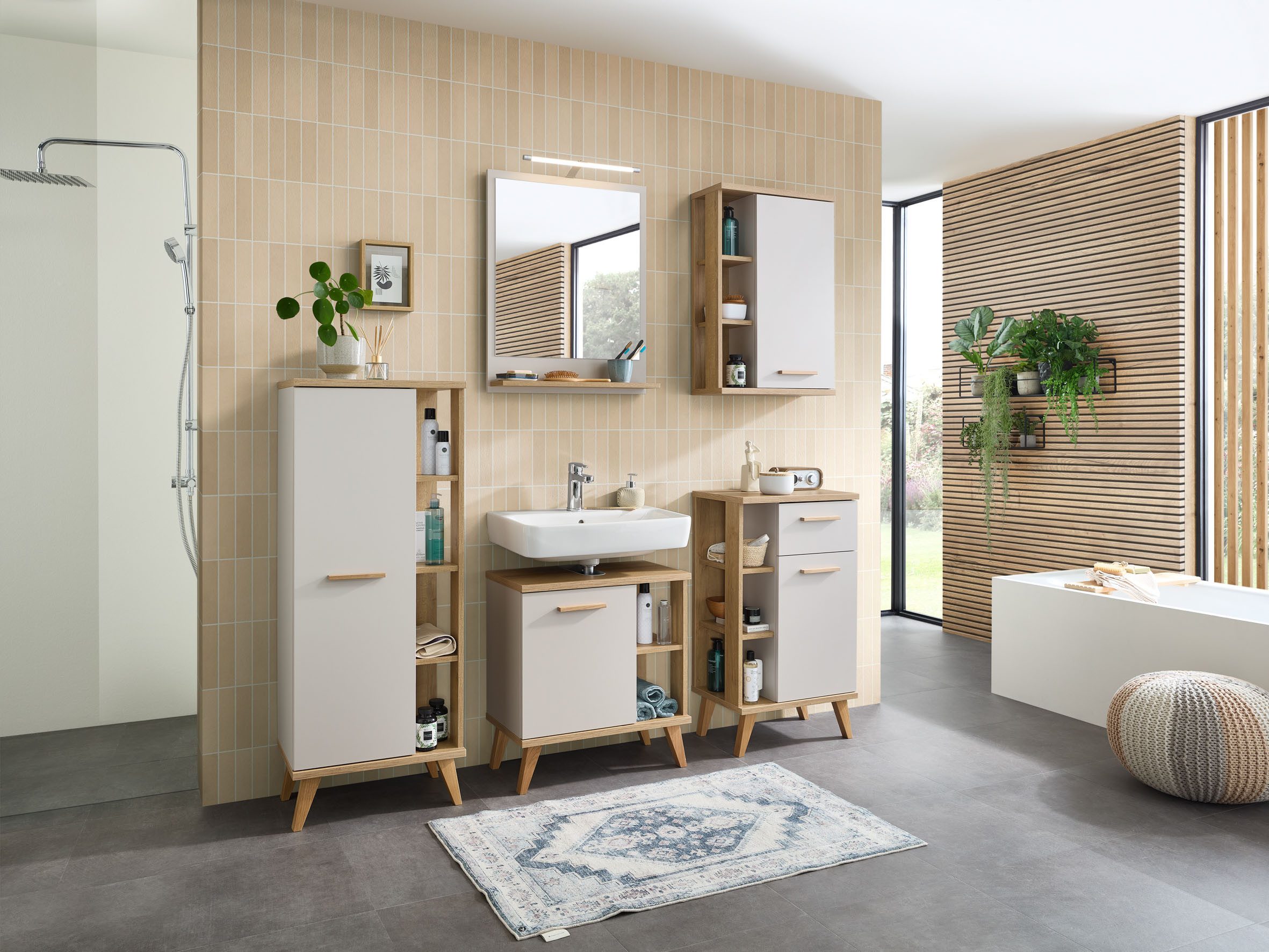 Saphir Spiegelschrank mit LED-Beleuchtung