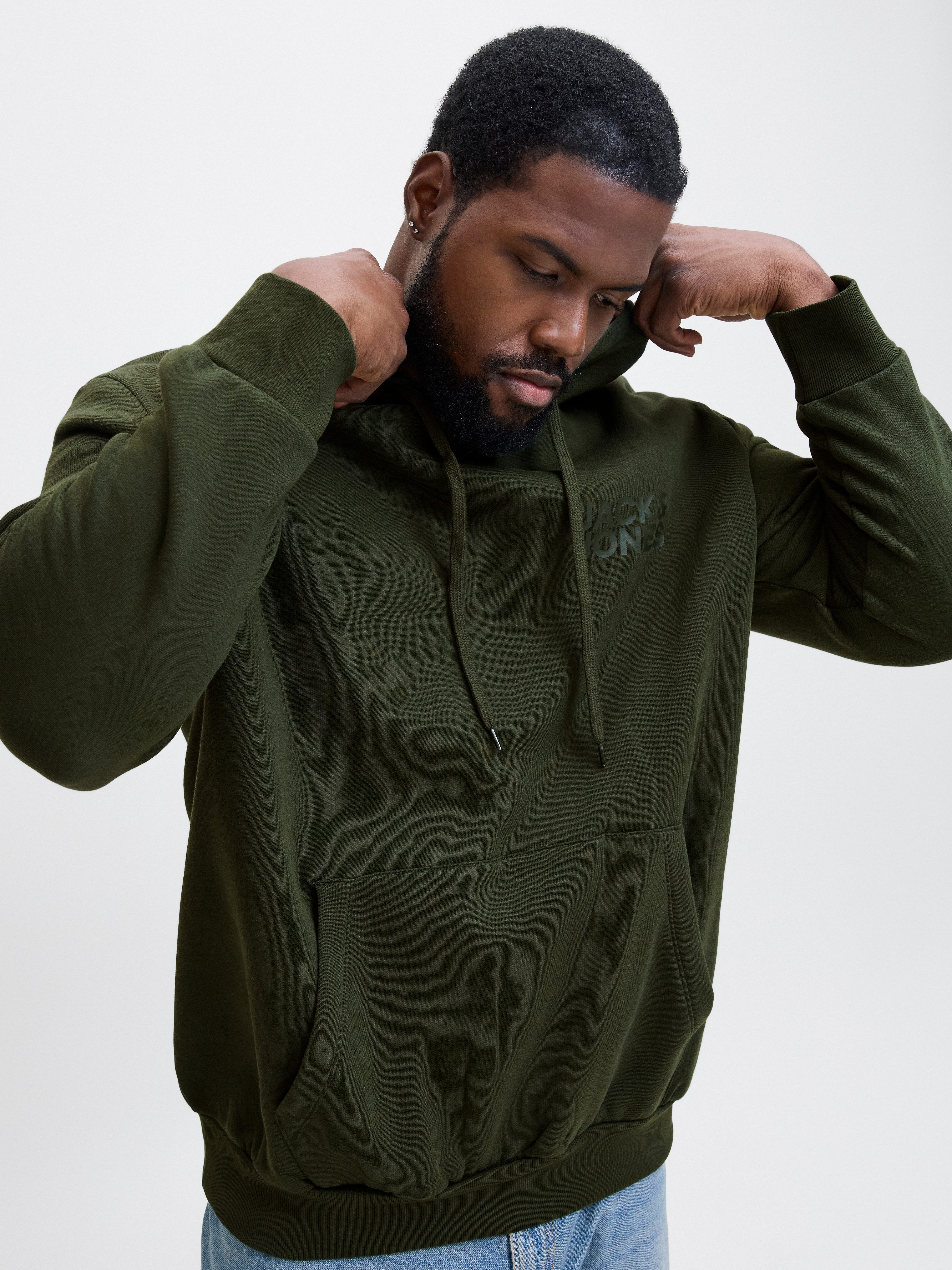 Jack & Jones PlusSize Kapuzensweatshirt JJECORP LOGO SWEAT HOOD NOOS PLS mi günstig online kaufen