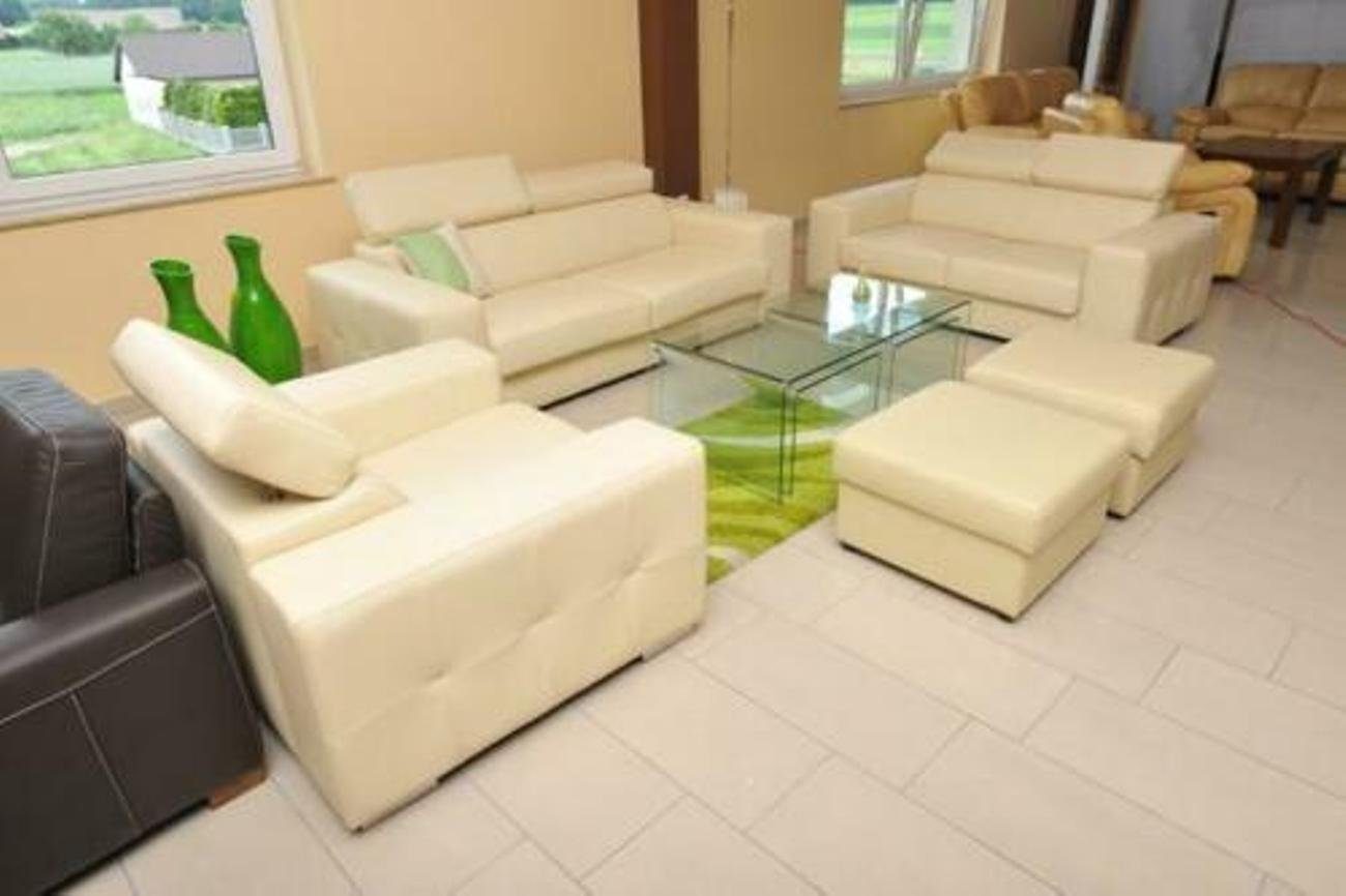 JVmoebel Sofa Made Sofagarnitur Wohnzimmer Garnitur Europe Moderne in Komplett 3+2+1 Couchen