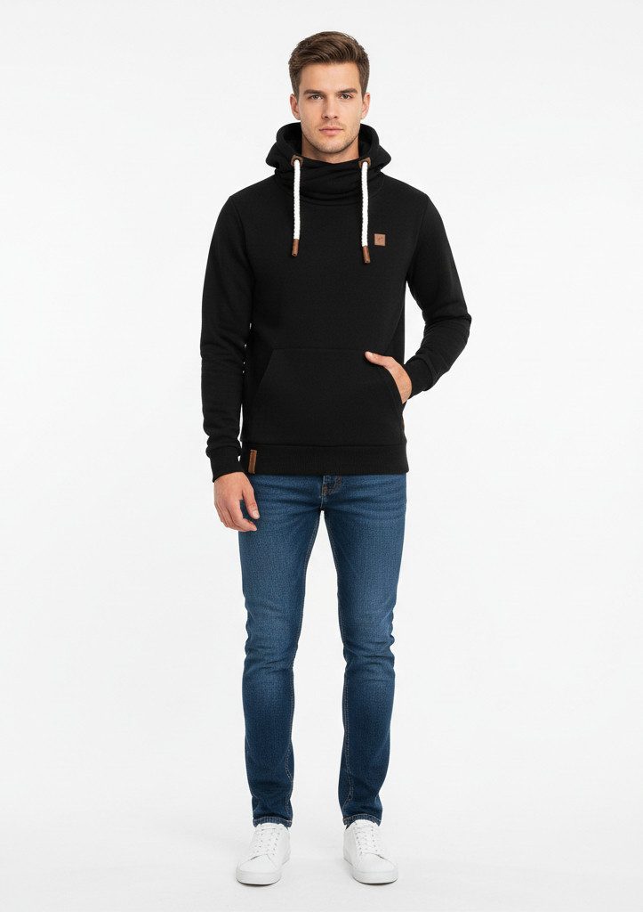 naketano Hoodie Herren Kapuzenpullover black, Gr. S