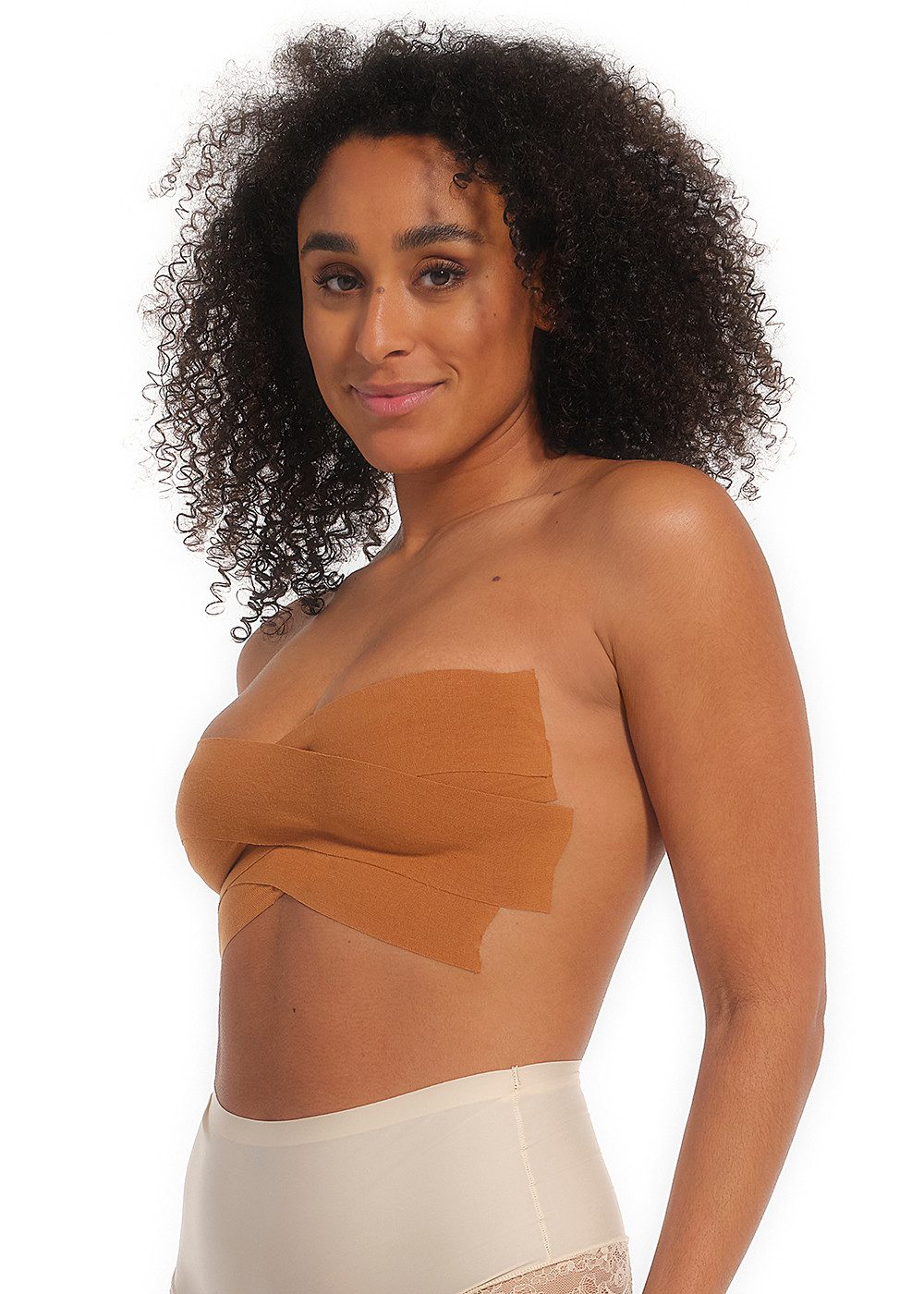 MAGIC Bodyfashion Klebe-BH Boob Tape (5m lang, 6,5 cm breit) trägerlos, rückenfrei, tief ausgeschnitten und viele weitere Optionen