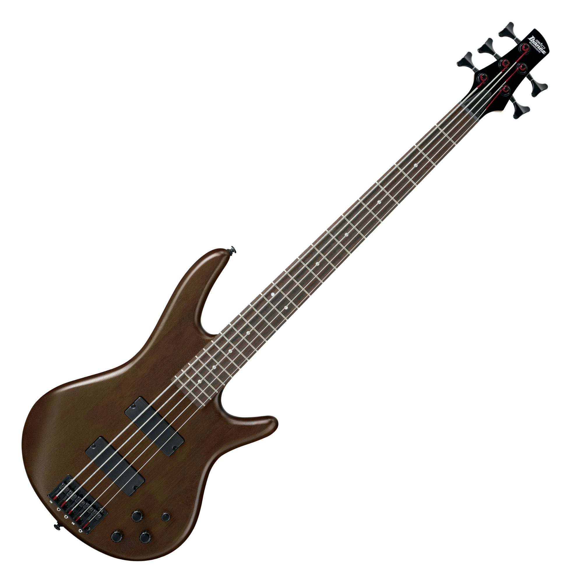 Ibanez E-Bass GIO GSR205B-WNF Walnut Flat, Soundgear, E-Bass, 5-Saiter Bass Phat II Equalizer