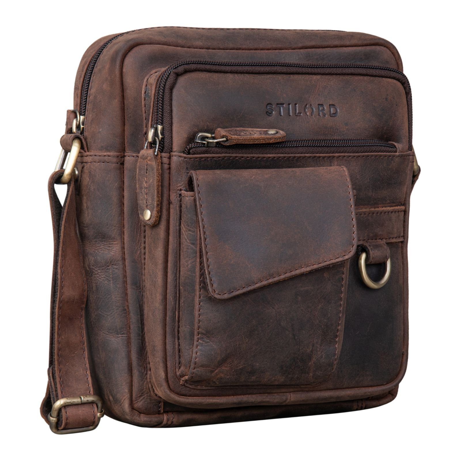 STILORD Schultertasche "Ryan" Crossbody Tasche Herren Leder günstig online kaufen