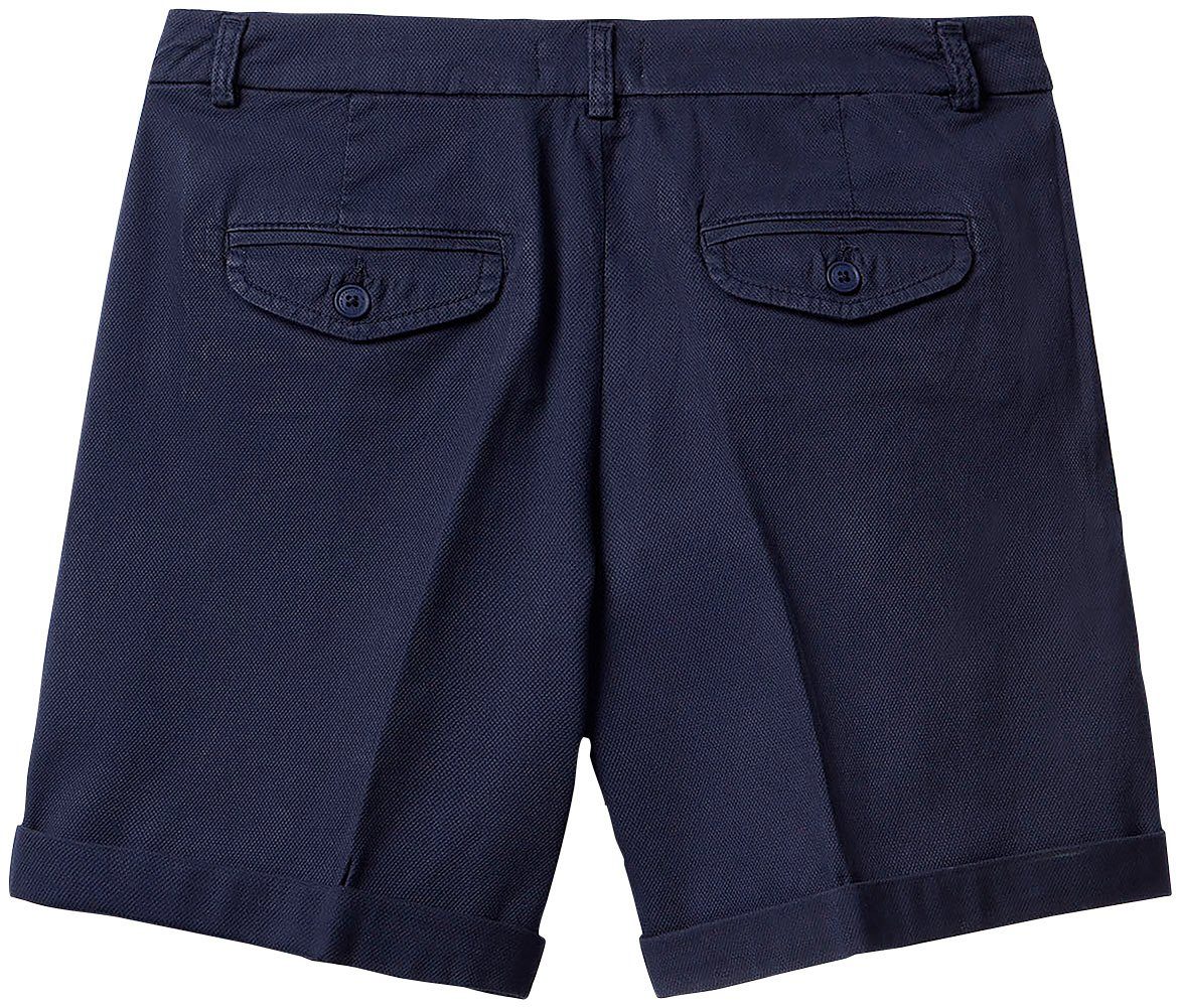 Bermudas United Saum Benetton kleinem Umschlag mittelblau mit am Colors of