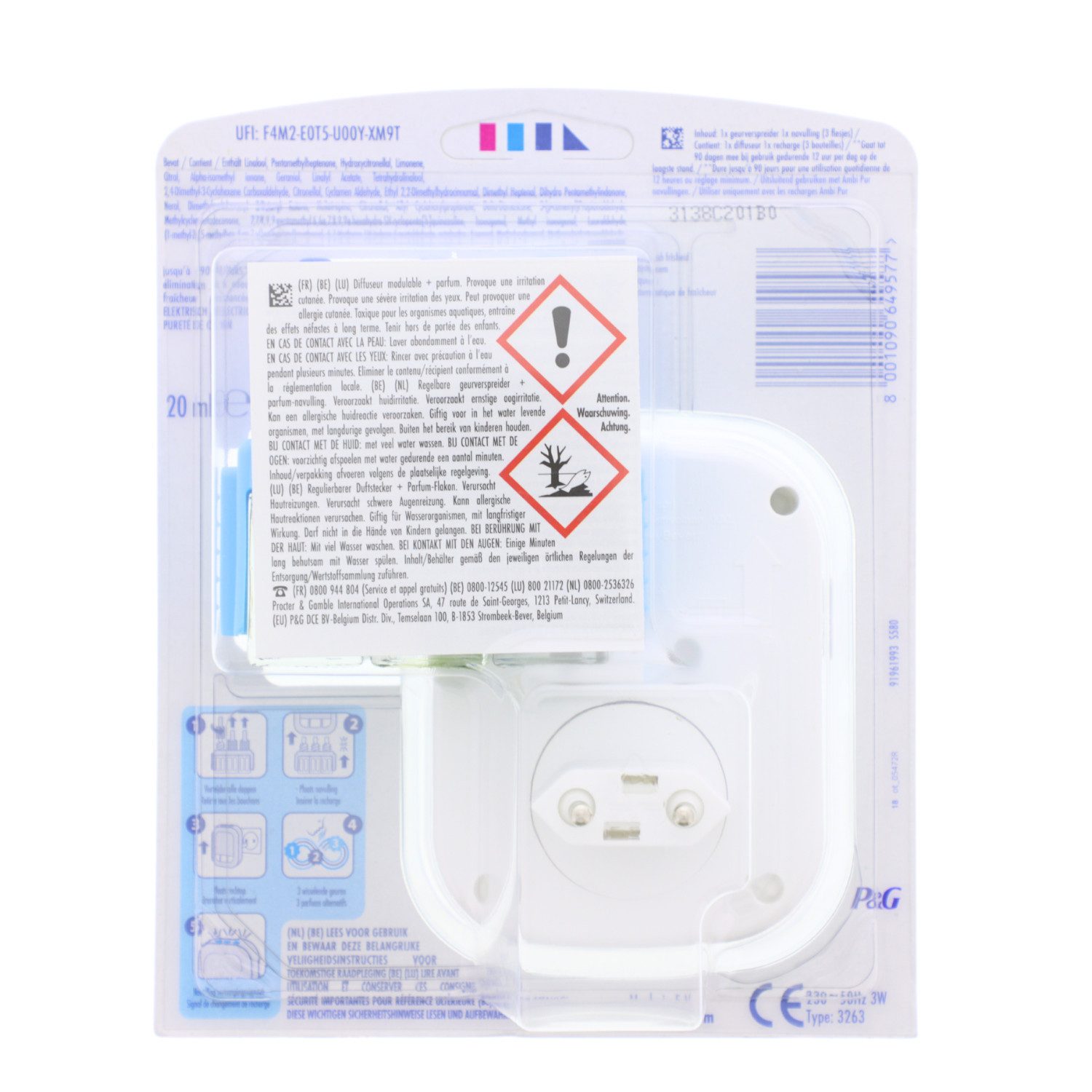 ambi pur Raumduft AmbiPur 3volution Starterset Duftstecker Cotton Blossom 20ml elektrisc
