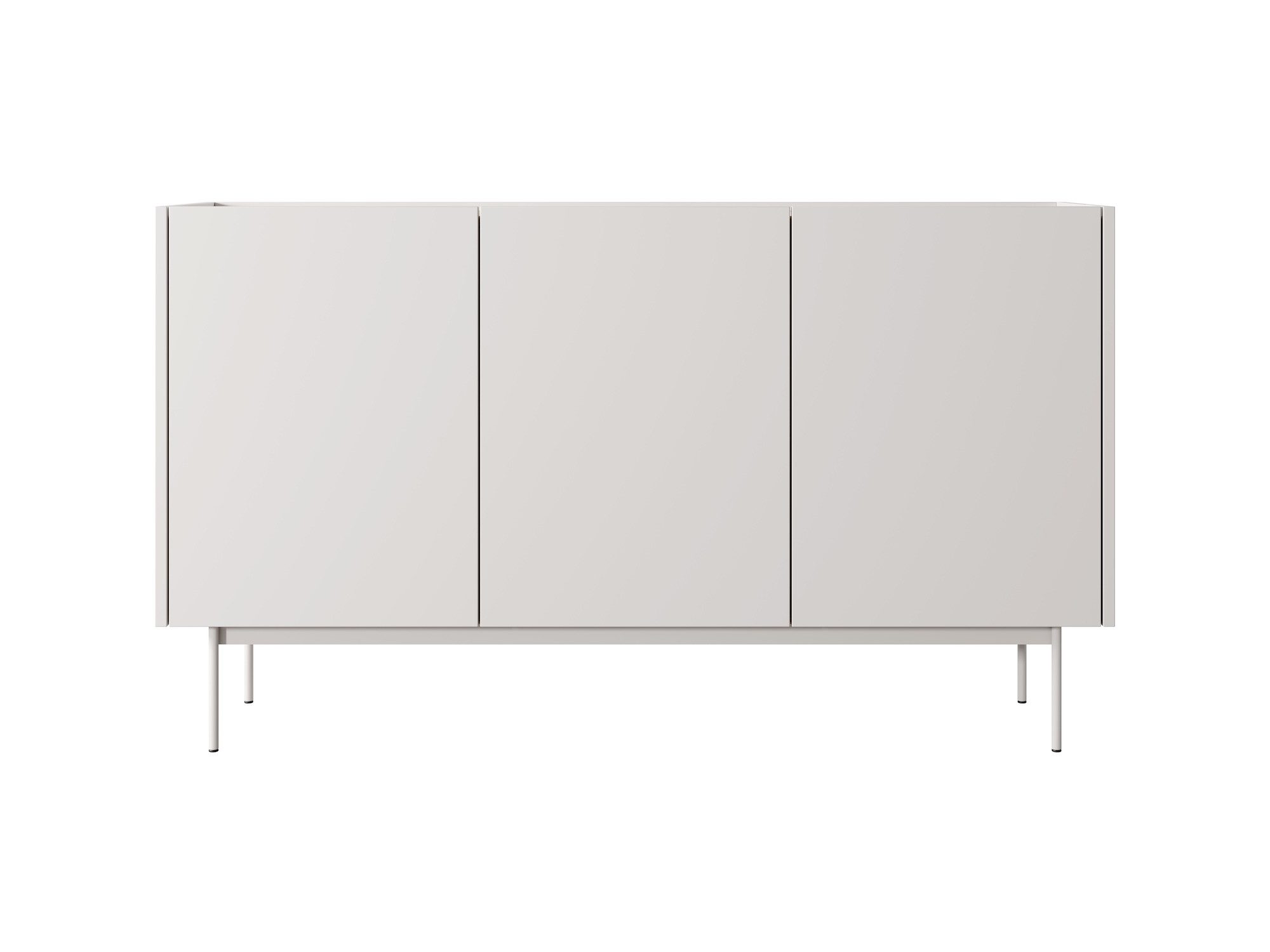 Feldmann-Wohnen Kommode Color (Color, 1 St., Sideboard), 144x37x83cm Kaschmir, Eiche Linea, grifflos