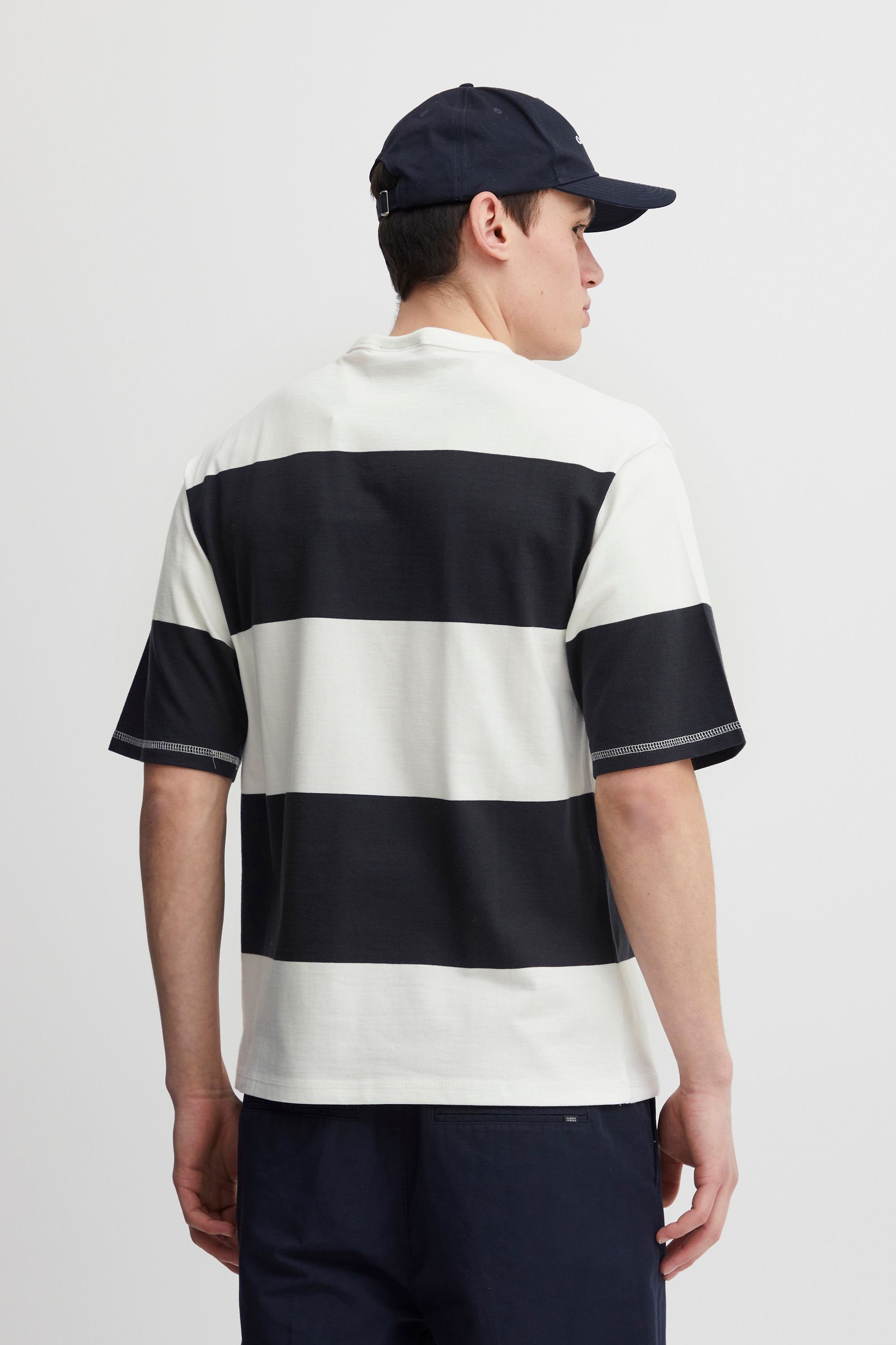Casual Friday CFTue 20504714 striped T-Shirt wide - tee