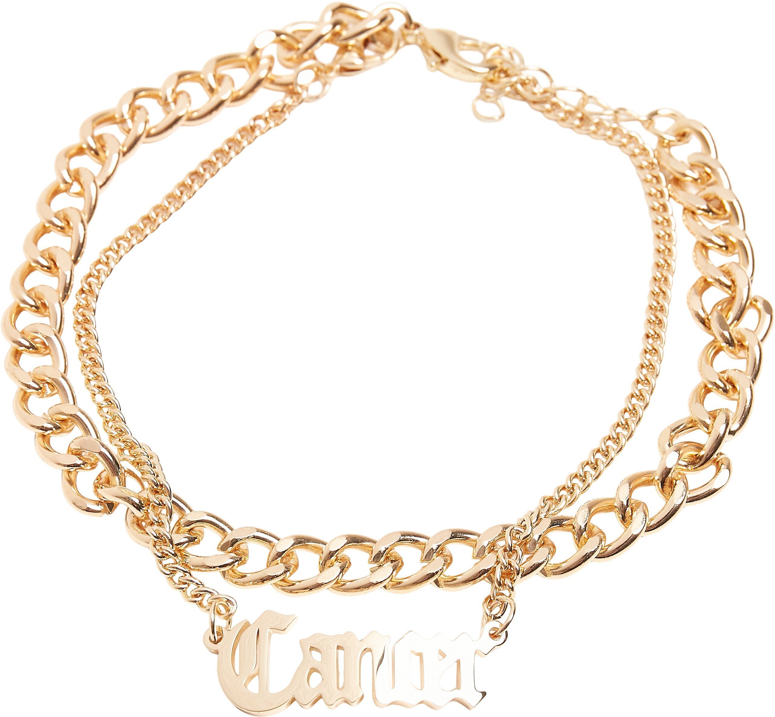 URBAN CLASSICS von ein Zodiac und perfektes Stil Komfort Accessoires Golden Gefühl Anklet, Fußkette Für