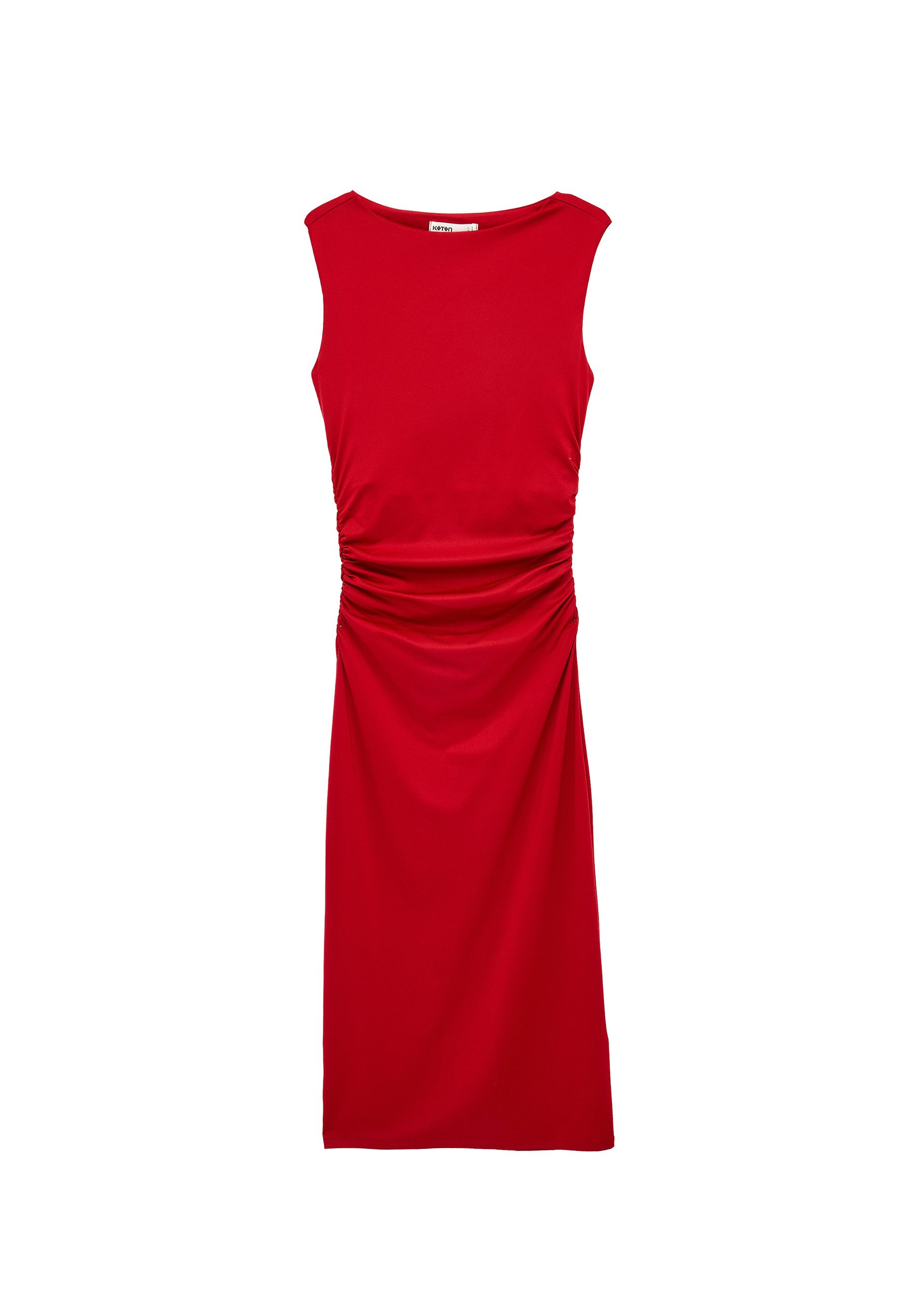 Koton Badekleid Gerafft Drapiert Midikleid