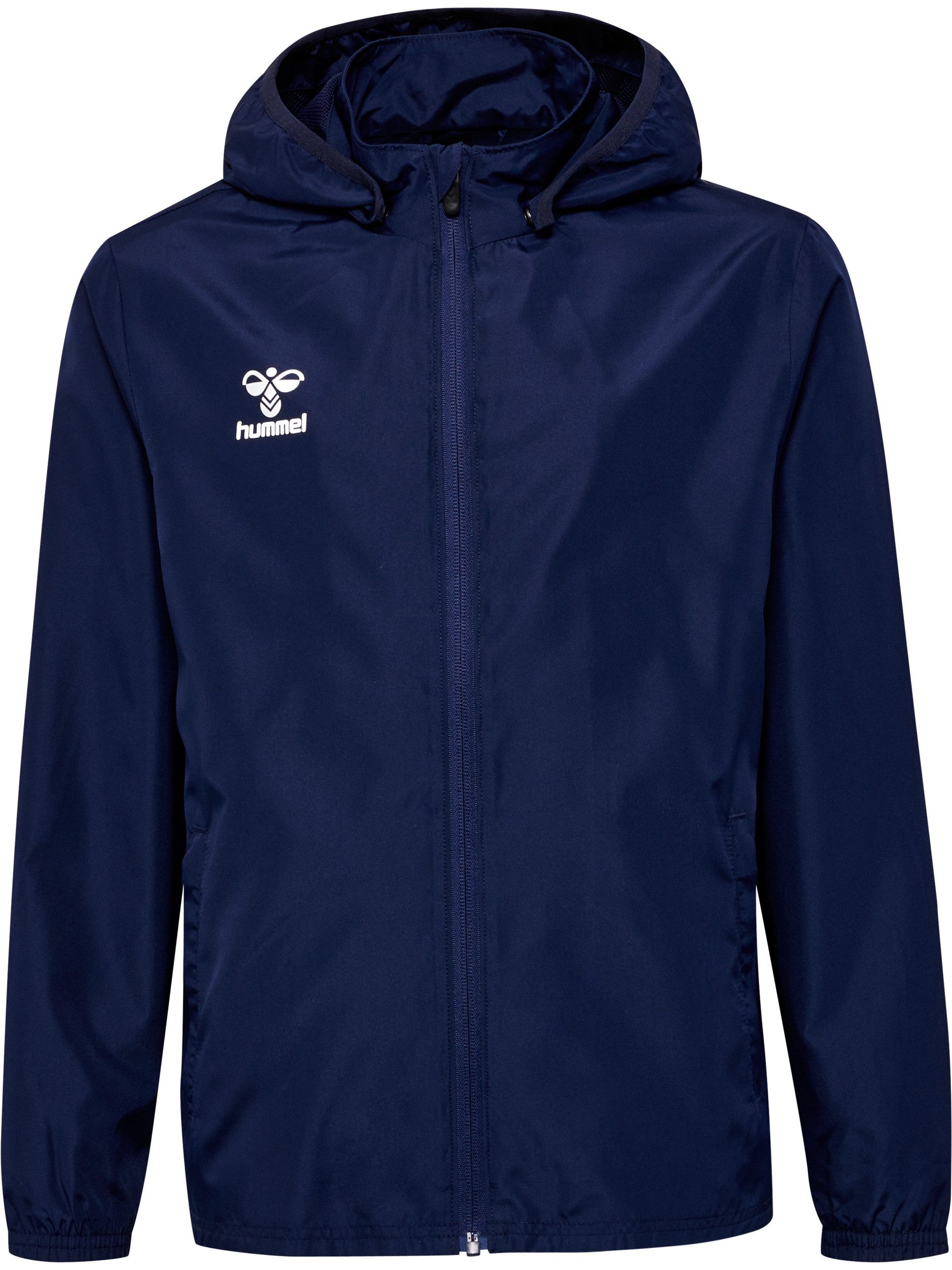hummel Allwetterjacke HMLESSENTIAL AW JACKET KIDS sportlicher Stil, atmungsaktiv, wasser- und schmutzabweisen