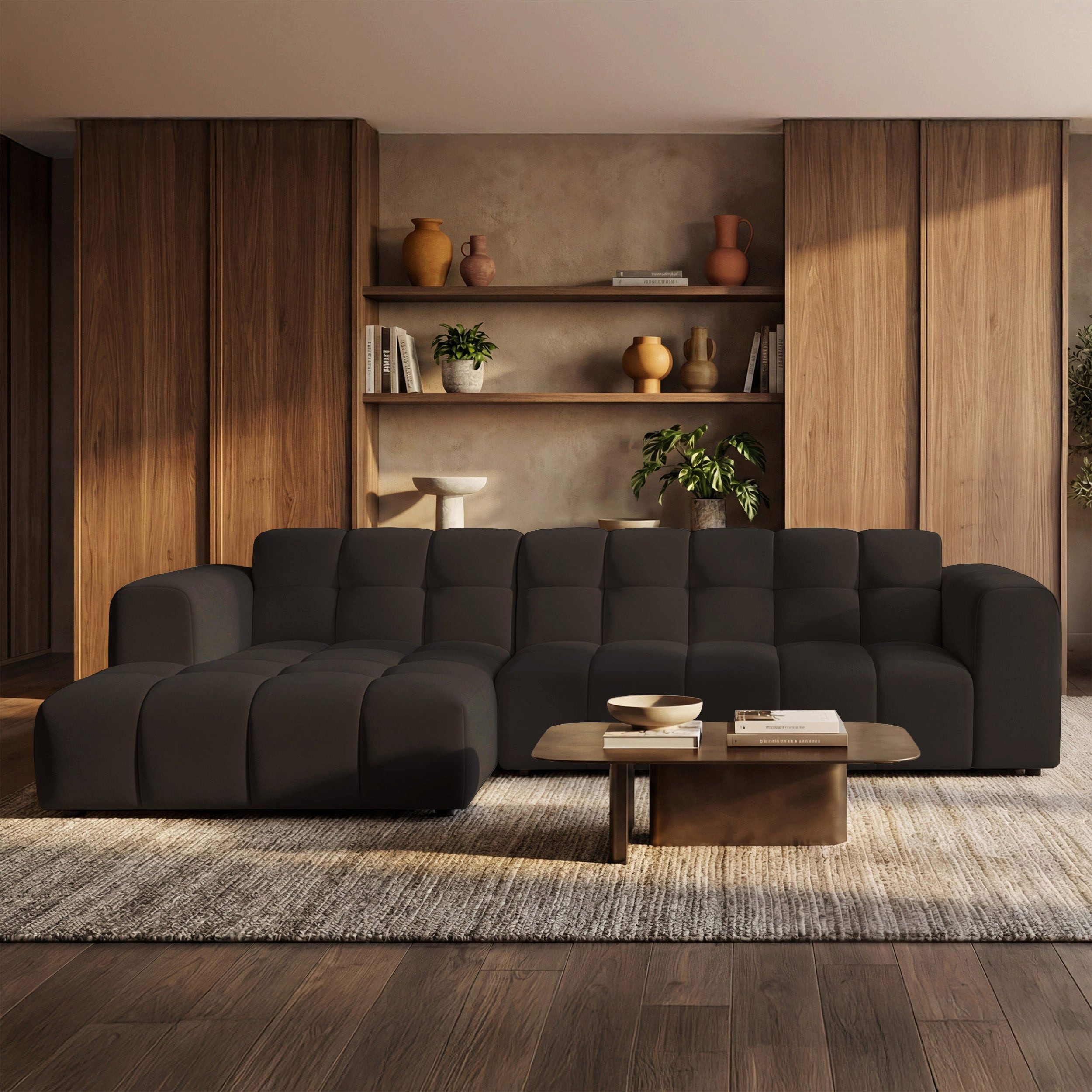 Selsey Ecksofa BOLOON, Ecksofa L-Form links, rückseitig bezogen, 300 x 150 cm