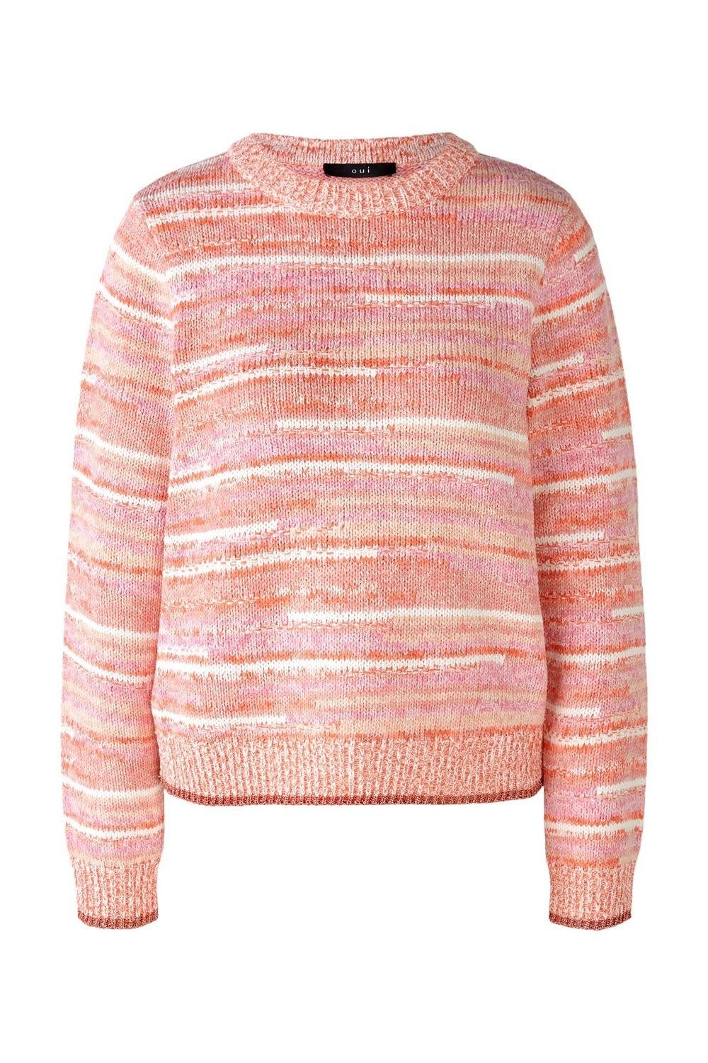 Oui Sweatshirt Pullover, apricot red