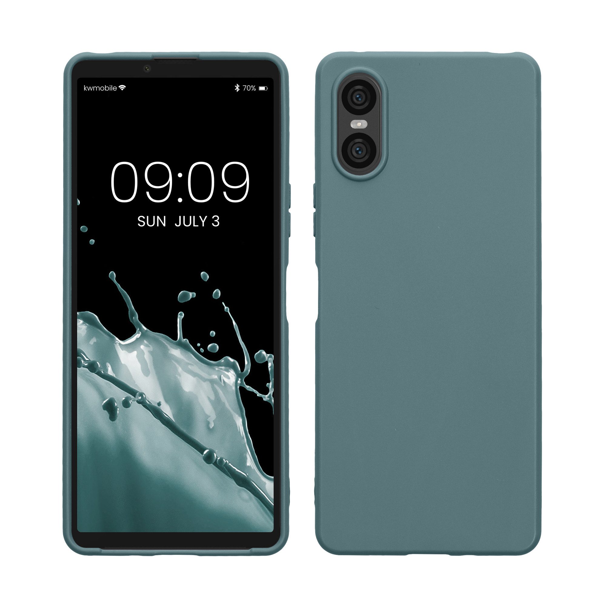 kwmobile Handyhülle Hülle für Sony Xperia 10 VI, Hülle Silikon - Soft Handyhülle - Handy Case Cover