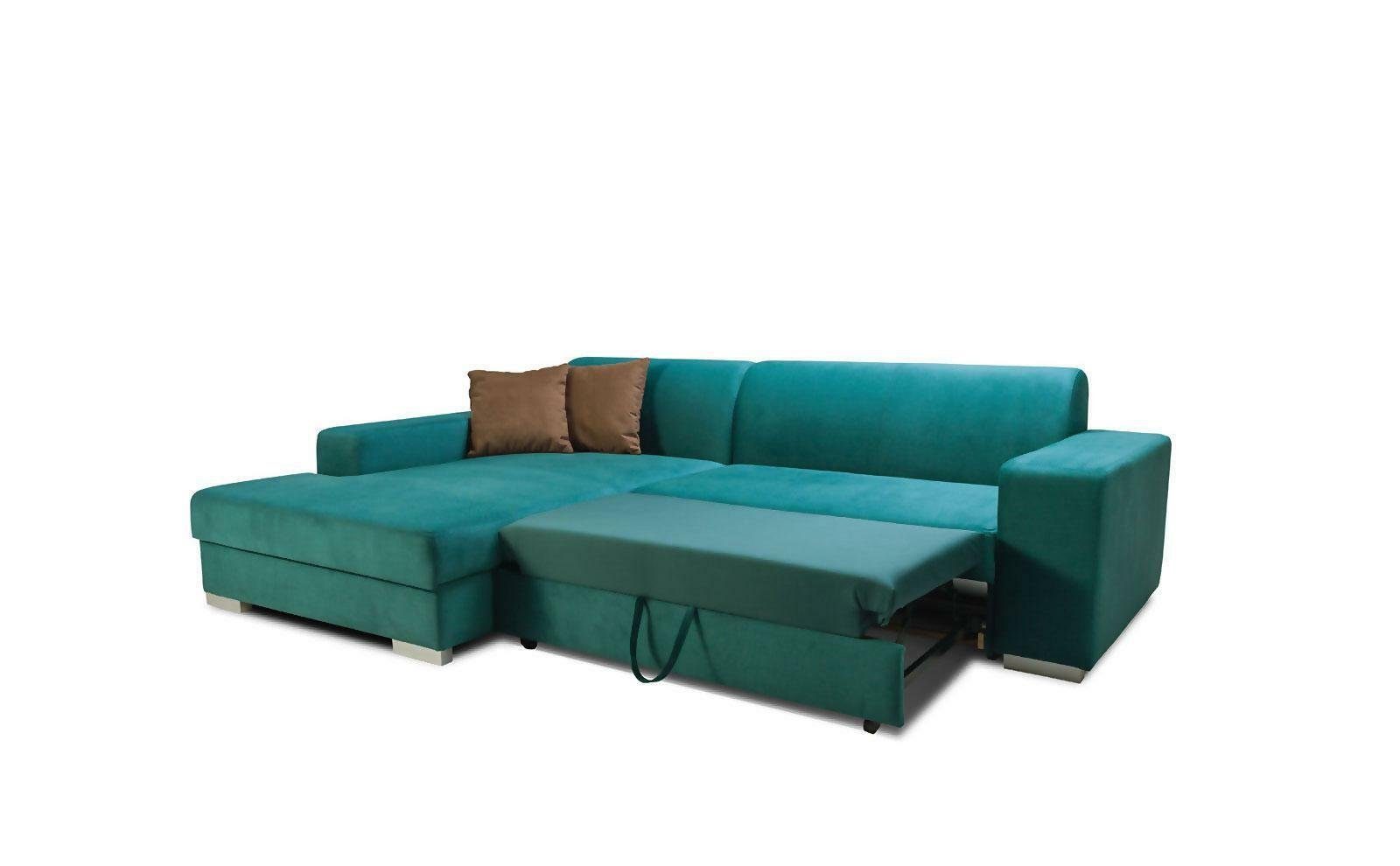 Made Stilvoll, Modernes Couch Luxus in Ecksofa JVmoebel Europe Schlafsofa Türkis Design Ecksofa