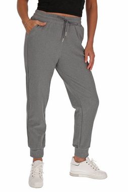 cofi1453 Jogger Pants Trainingshose Sport Jogging Fitness Jogger Freizeit Hose Damen Baumwolle