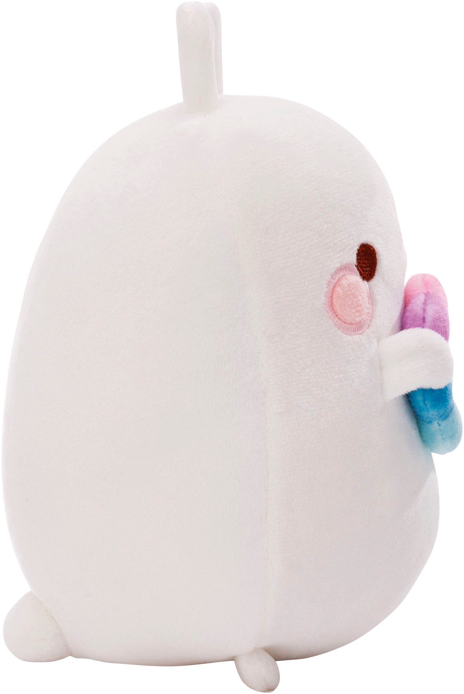 Nici Kuscheltier Molang mit Regenbogenblume, 48 cm