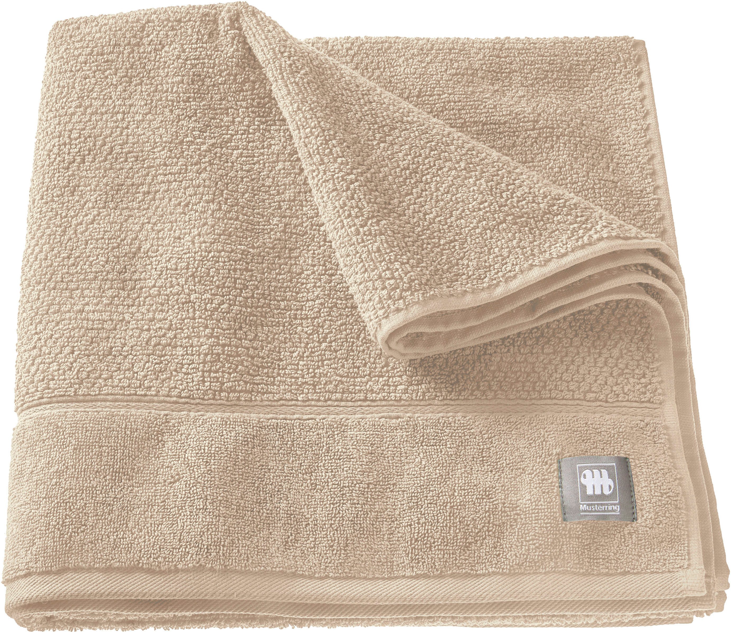 Musterring Badetuch Solid, Frottee (1-St), hautschmeichelnde günstig online kaufen