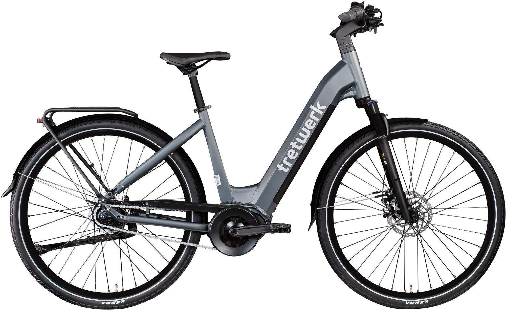 Tretwerk E-Bike Cityrad Amber Nexus, 8 Gang, Nabenschaltung, Mittelmotor, 550 Wh, Tretwerk Amber Nexus E Bike Damen 28 Zoll Elektrofahrrad 155 - 185cm