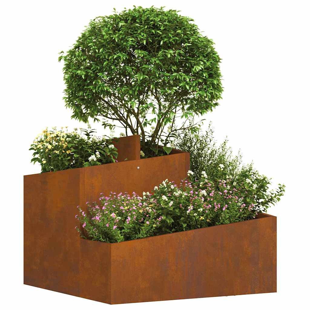 vidaXL Blumentopf Gartenblumentopf Braun 60 x günstig online kaufen