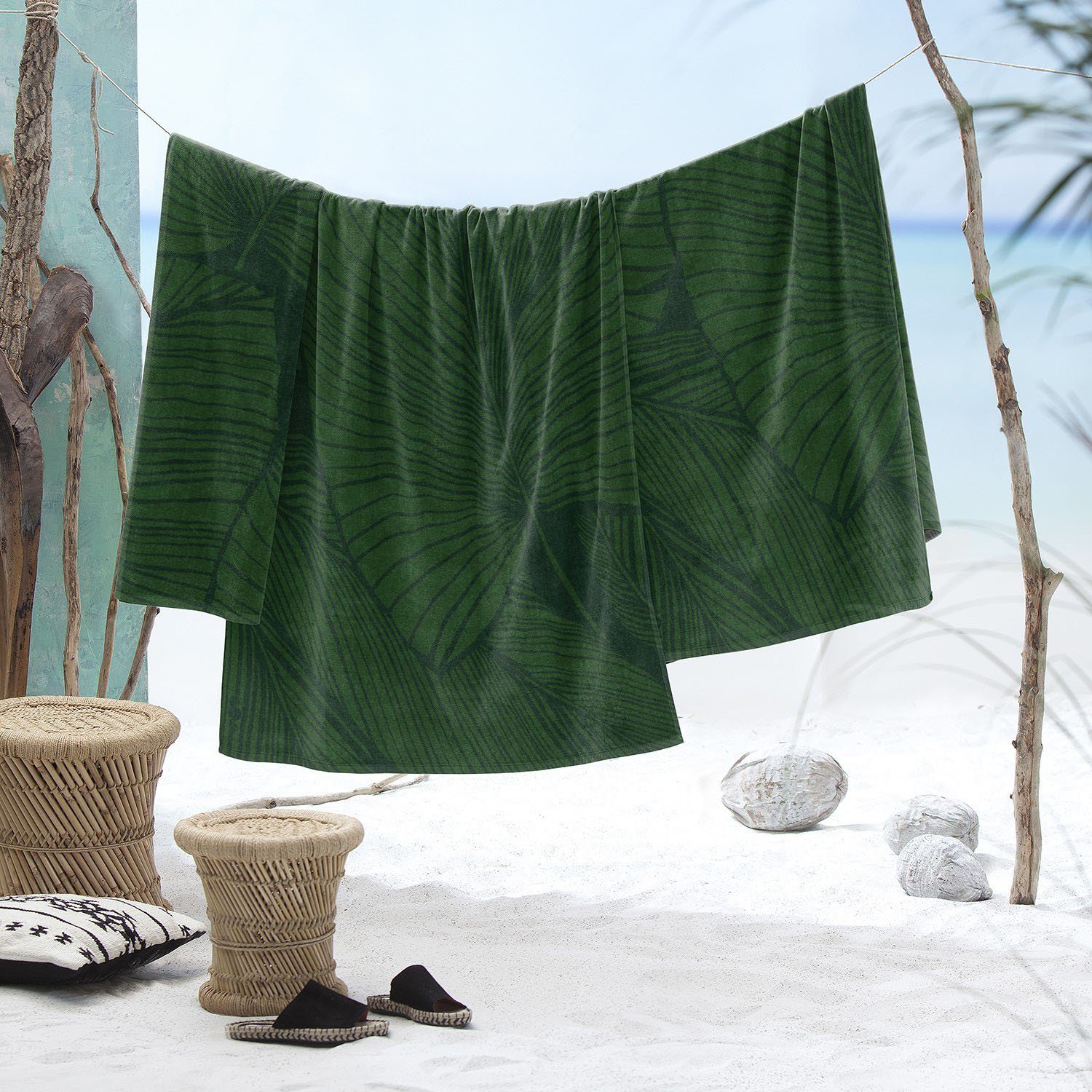 Seahorse Strandtuch Puerto, Jacquard-Velours (1-St), 100x180, günstig online kaufen