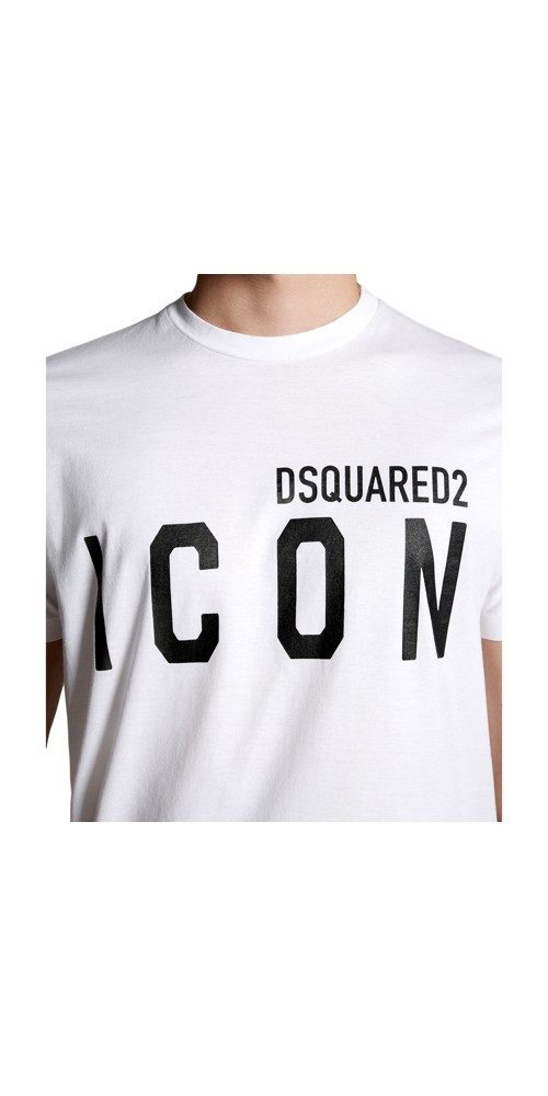 Dsquared2 Print-Shirt Dsquared2 ICON T-Shirt Weiß günstig online kaufen