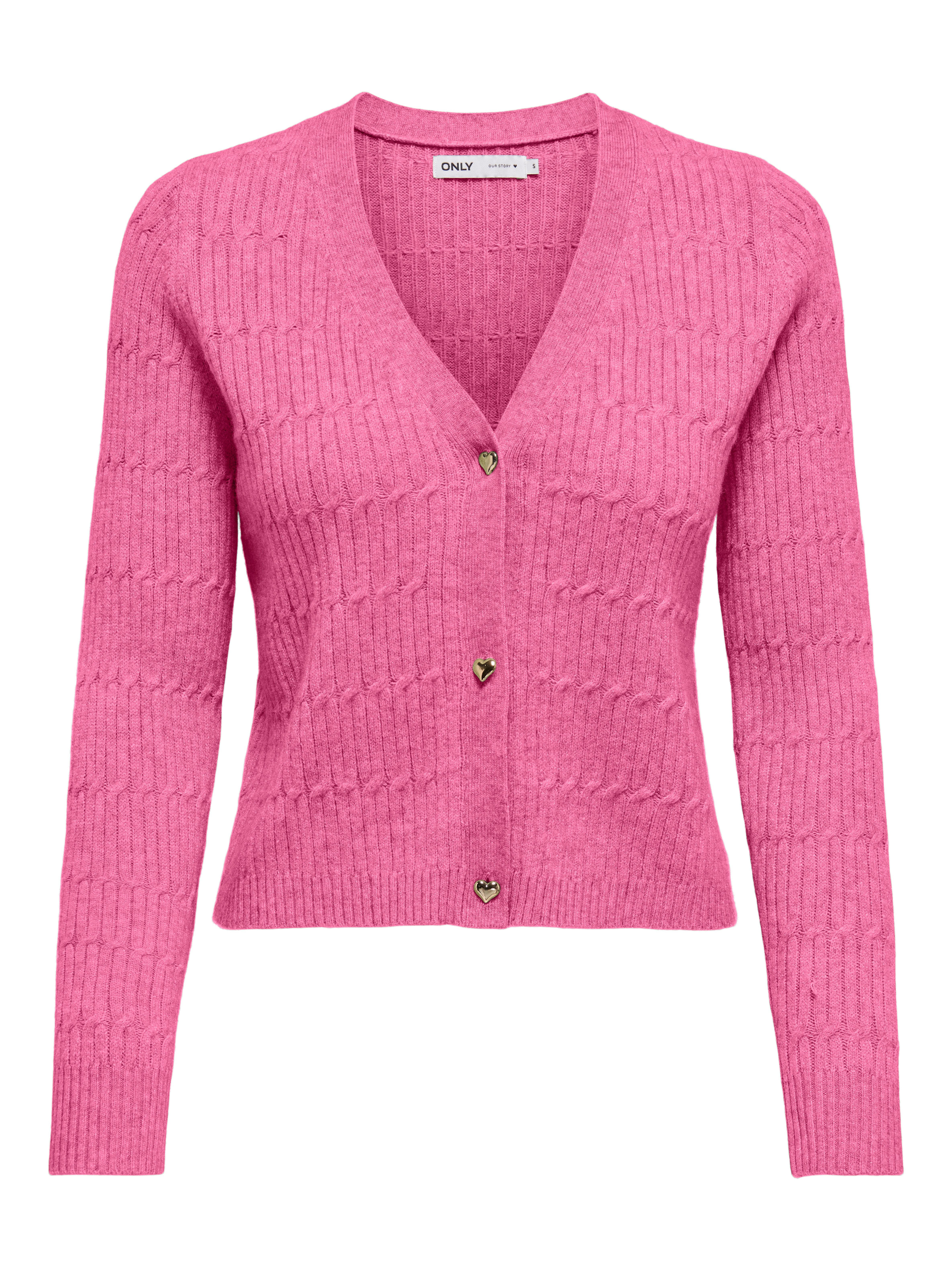 Strickjacke ONLKATIA LS CABLE V-NECK CARDIGAN CC KNT