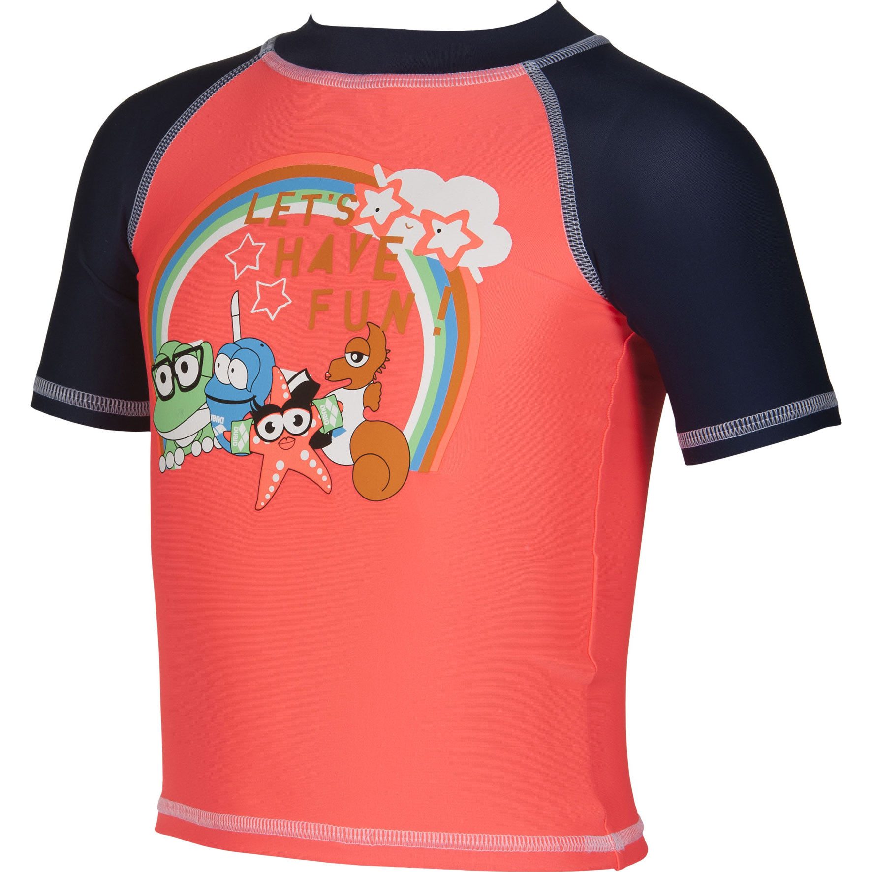 Arena Bade-Shirt Arena Mädchen UV-T-Shirt AWT Kids Girl UV S/S Tee 002053