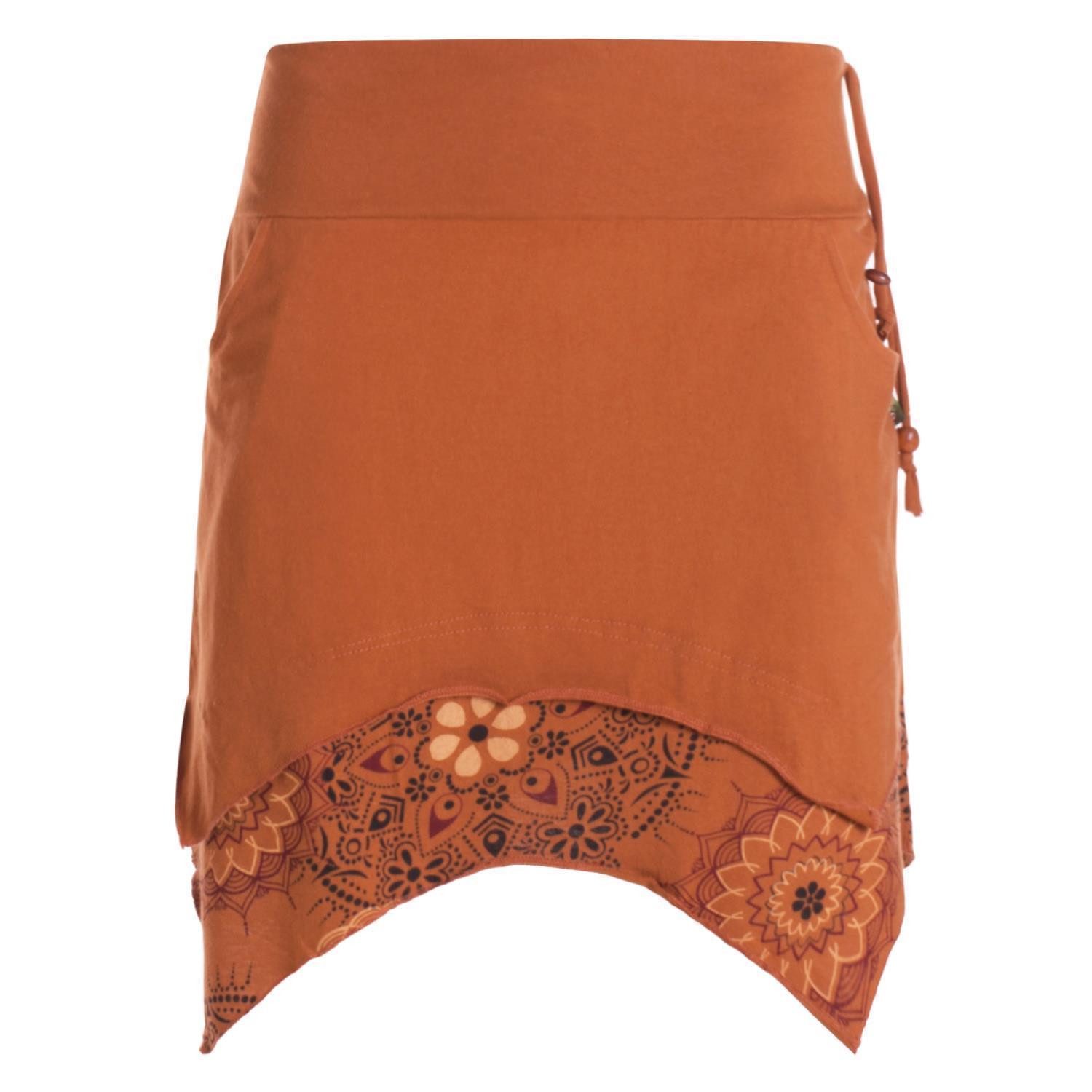 Vishes Minirock Asymmetrisch Rock Mandala und günstig online kaufen