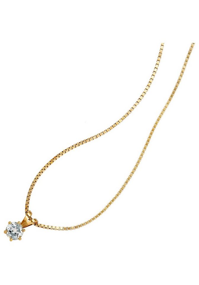 JOBO Kettenanhänger Anhänger mit Aquam... JOBO Kettenanhänger Anhänger mit Aquam...