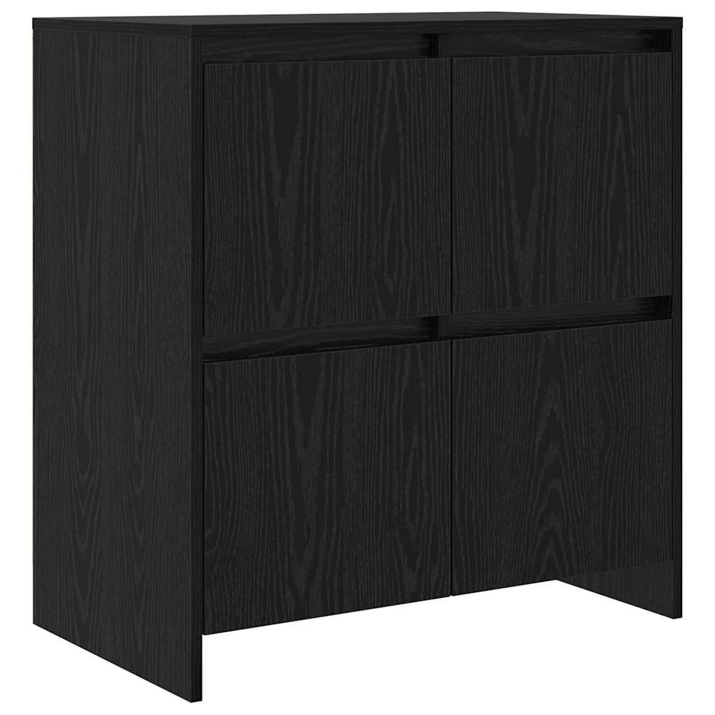 vidaXL Sideboard Sideboard Schwarz Eichen-Optik 70 günstig online kaufen