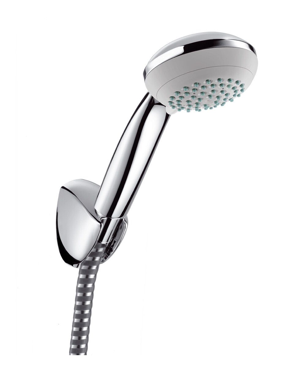 hansgrohe Handbrause Crometta 85, Brauseset 85 Vario mit Brauseschlauch 1250 mm - Chrom