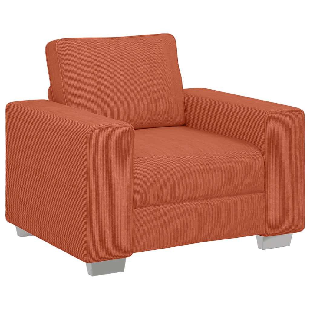 vidaXL Sofa Sessel Rot Orange 60 cm Cordstoff günstig online kaufen