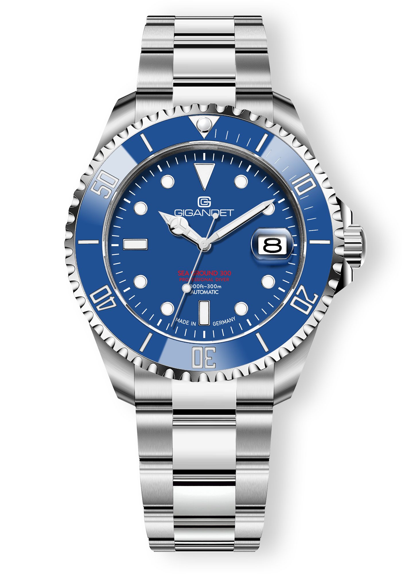 Automatikuhr SEA GROUND 300 CERAMIC DATE G300-015M-C