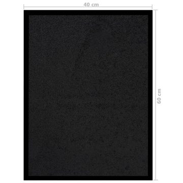 Fußmatte Schwarz 40x60 cm, furnicato, Rechteckig