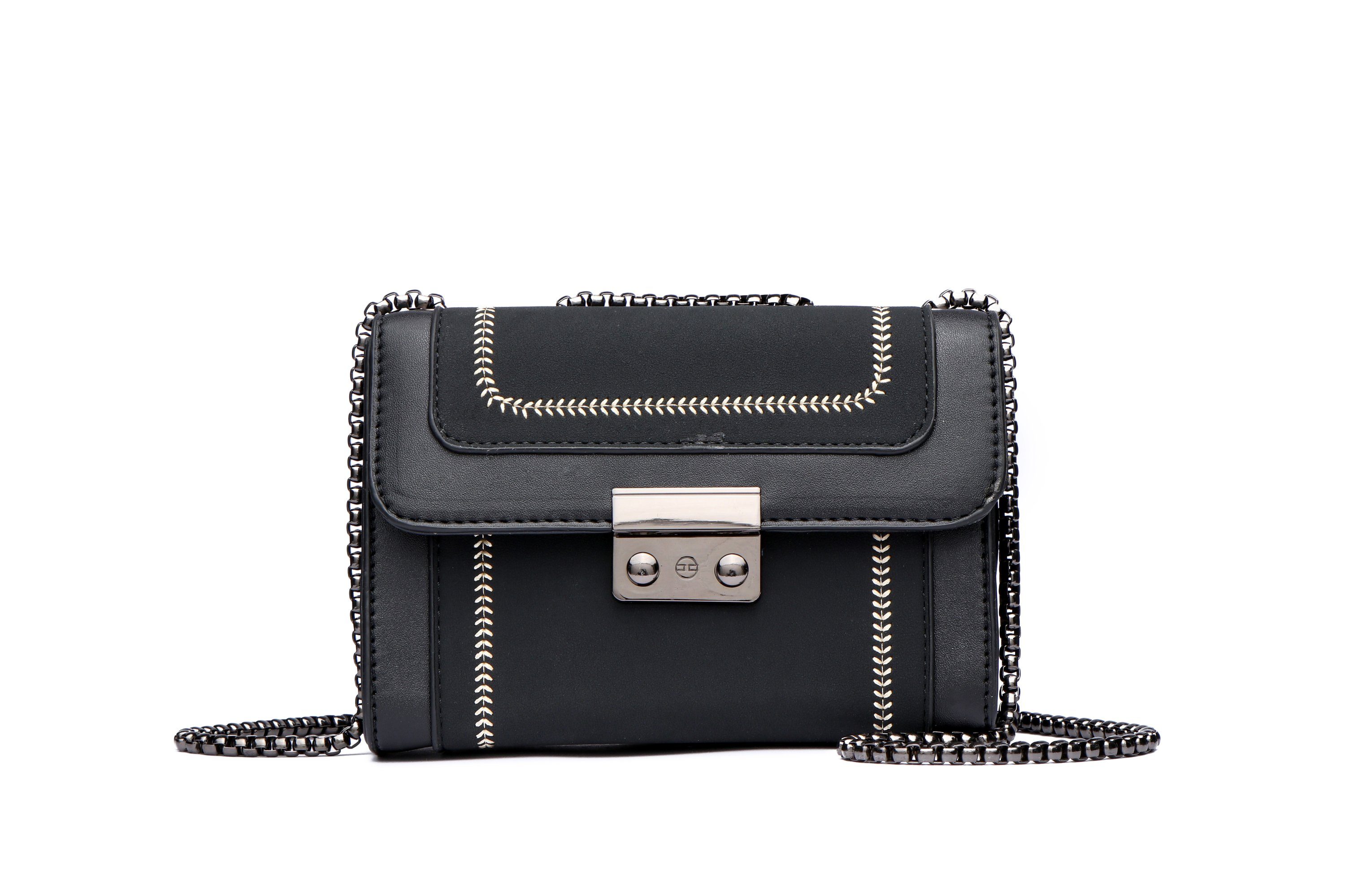 COLLEZIONE ALESSANDRO Umhängetasche Kini, Materialmix