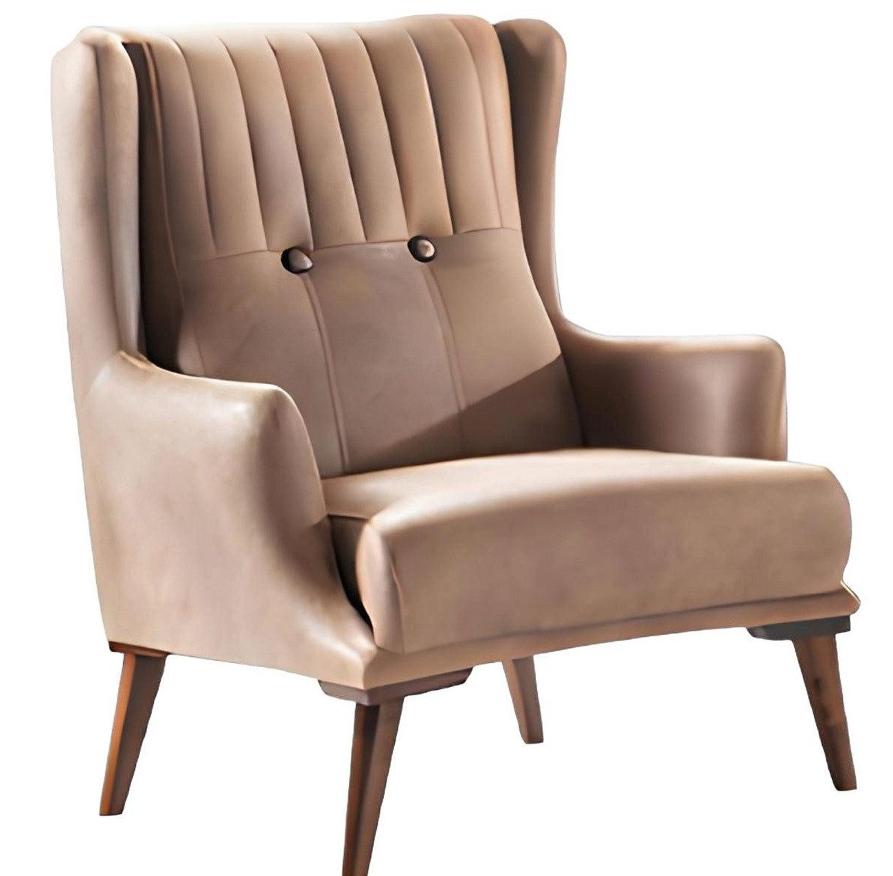 Loungesessel Eleganter Relax Ledersessel mit hochwertiger Polsterung