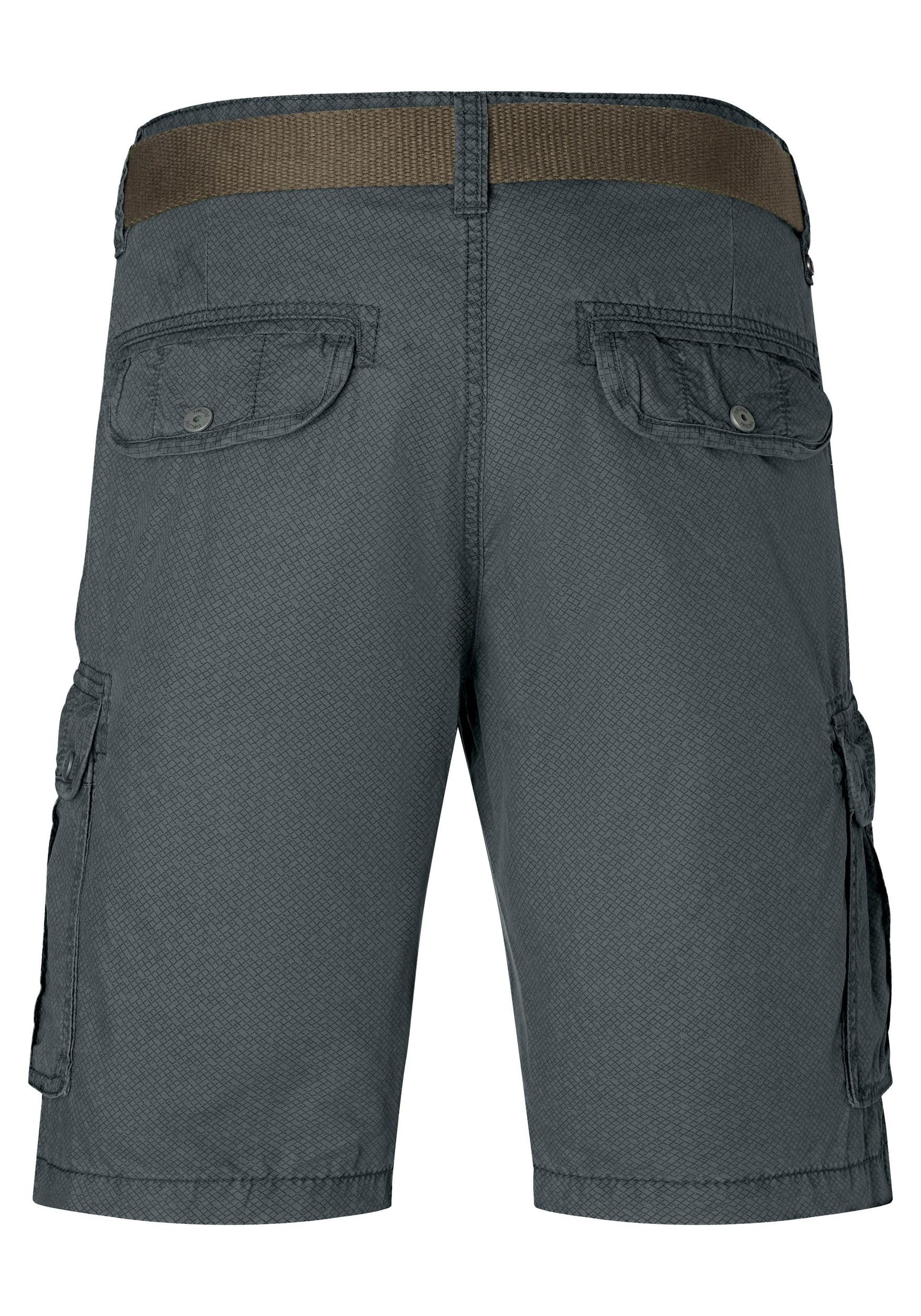 TIMEZONE Cargoshorts Fein Cargo mit elegantem Muster und Gürtel Regular MaguireTZ Short