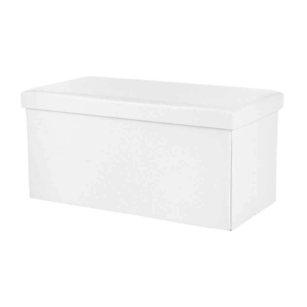 Mucola Sitzbank Sitzbank faltbar Aufbewahrungsbox Truhe Hocker Stauraum Kunstleder (Stück, 3-St., Premium-Sitzbank), faltbar