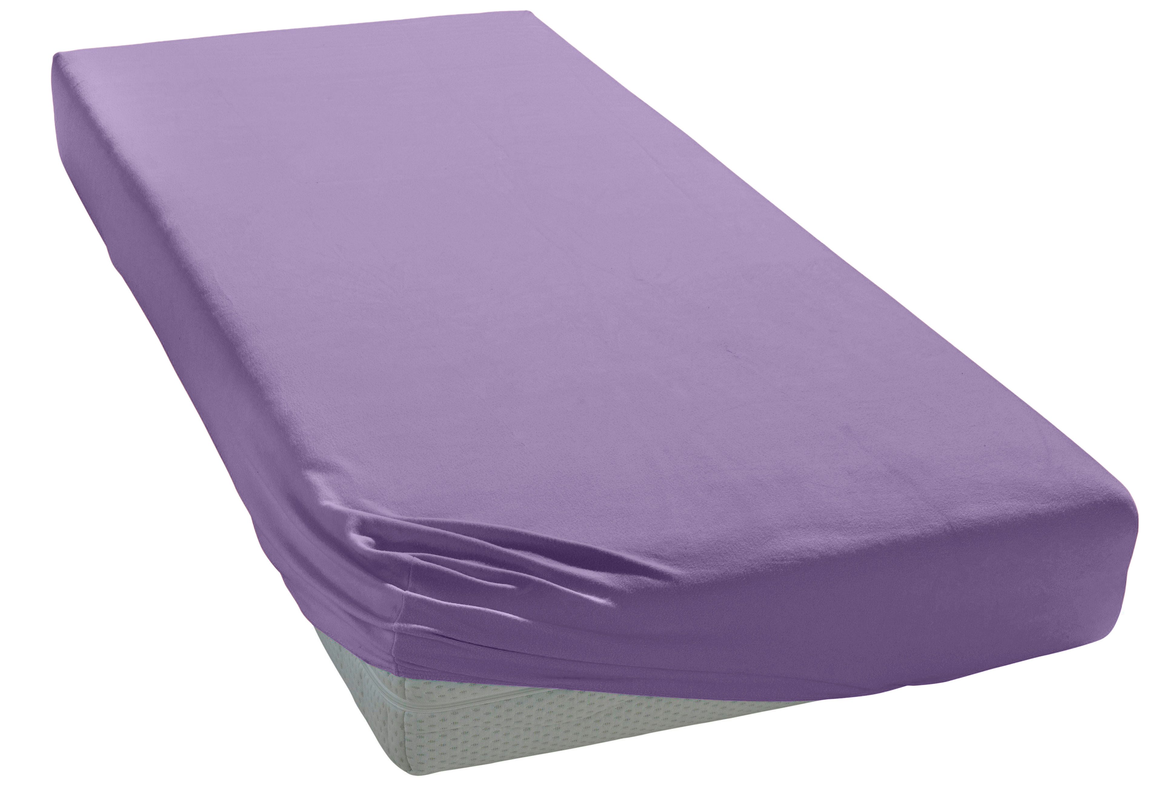 OTTO home Spannbettlaken BLACKBERRY in PREMIUM und BASIC Qualität, 100% Baumwolle, Jersey (110 g/m), Gummizug: rundum, (1 Stück), für hohe Matratzen bis 28 cm,  – Bild 3 von 5