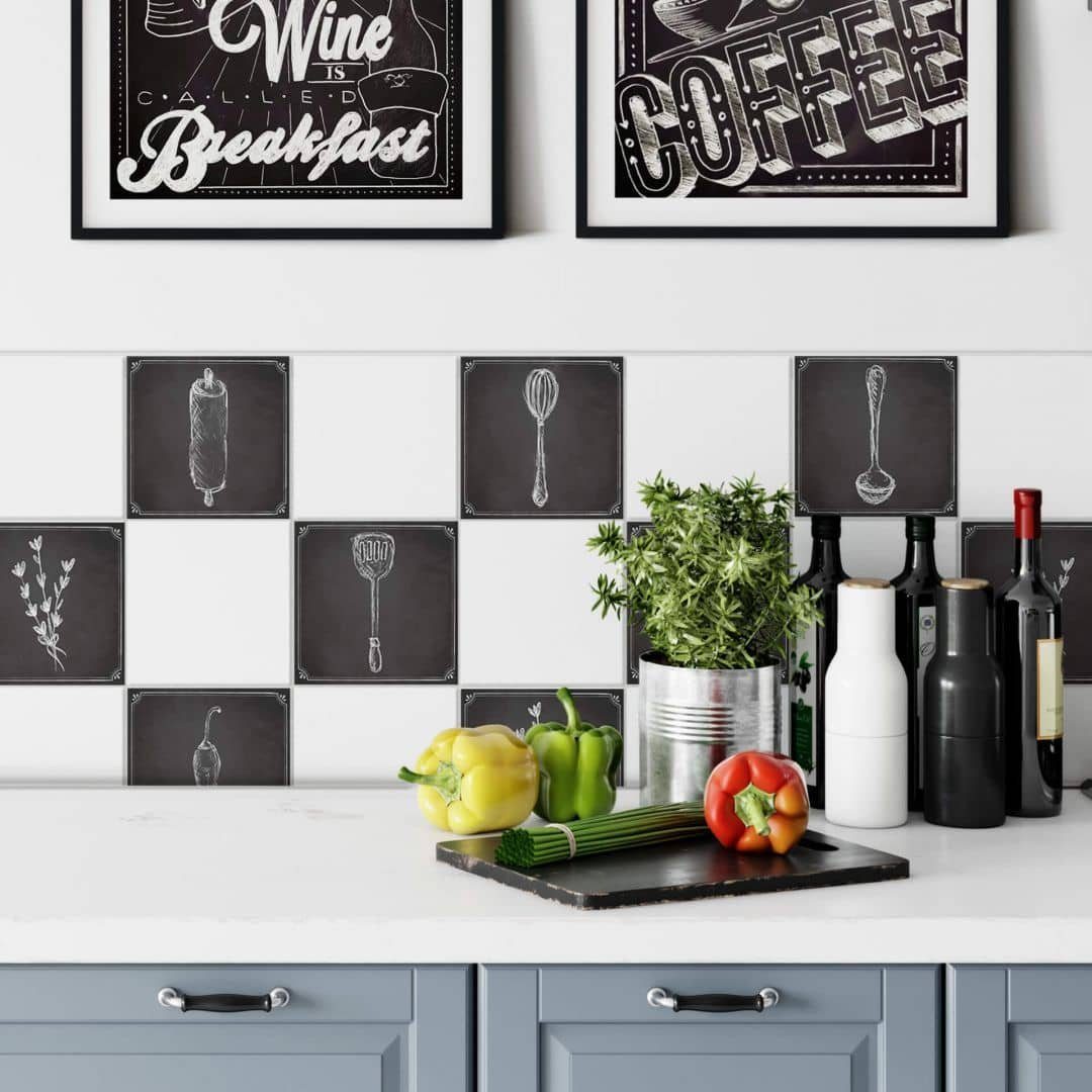 K&L Wall Art Fliesenaufkleber Klebefliese Sticker günstig online kaufen