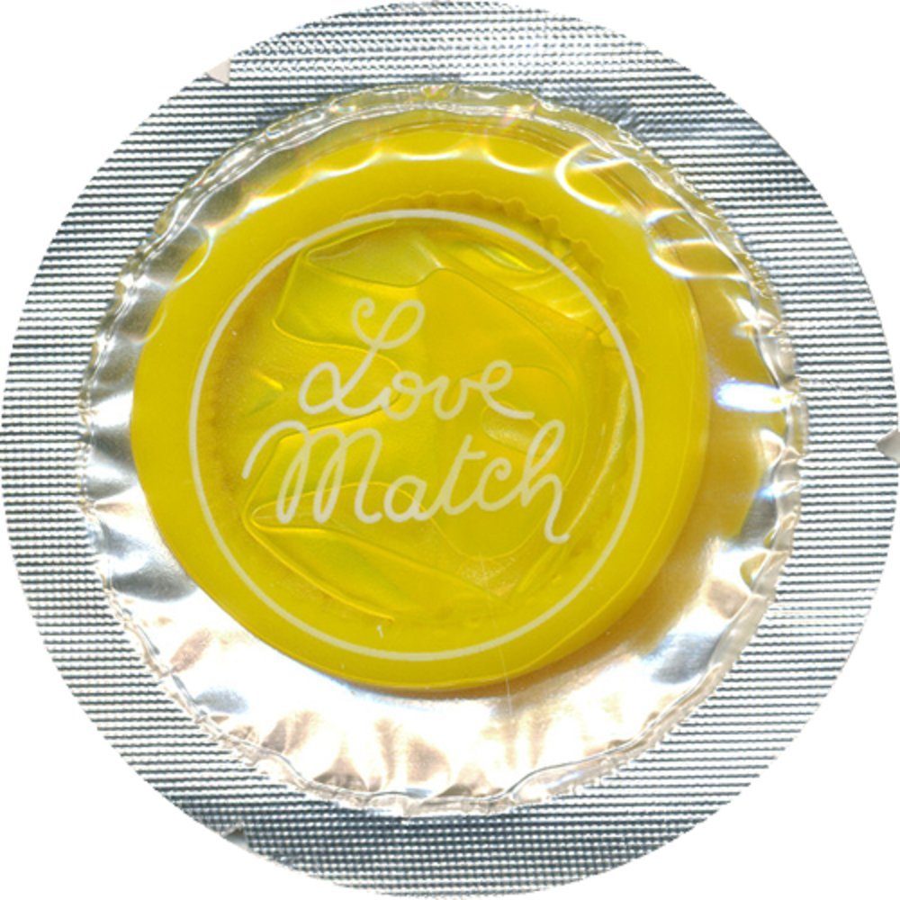 6 St., Aromatizzato in Kondome Rundfolien aromatisierte Love mit, bunte, Match Packung Kondome