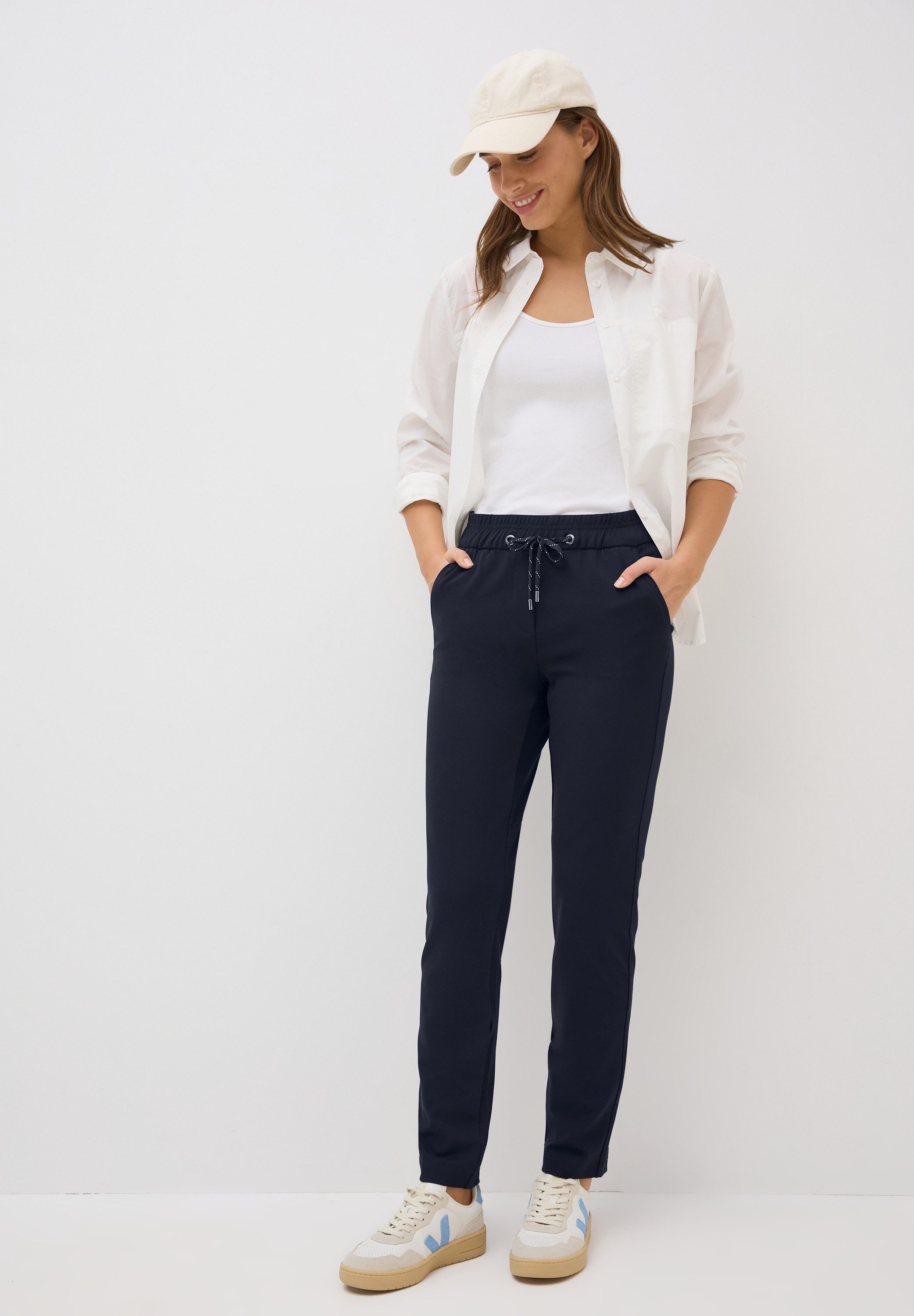 CECIL Jogger Pants Middle Waist