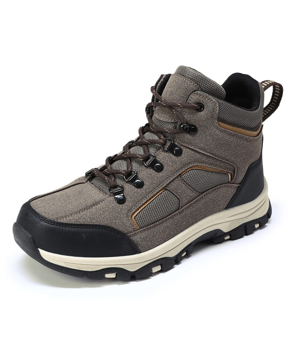 YOUTHUP Herren MID Trekking Wanderschuh mit atmungsaktiver Netzgewebe