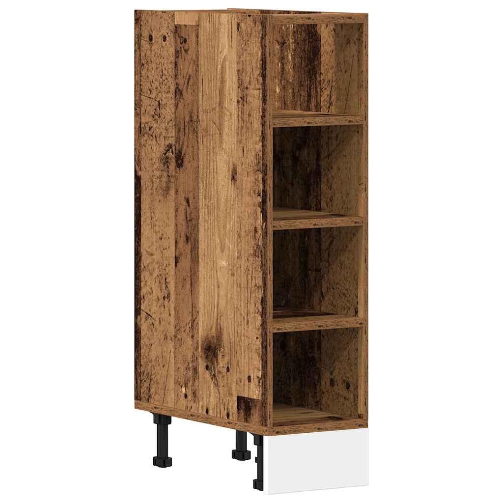 vidaXL Unterschrank NA Unterschrank Altholz-Optik 20x44,5x81,5 cm Spanplatte