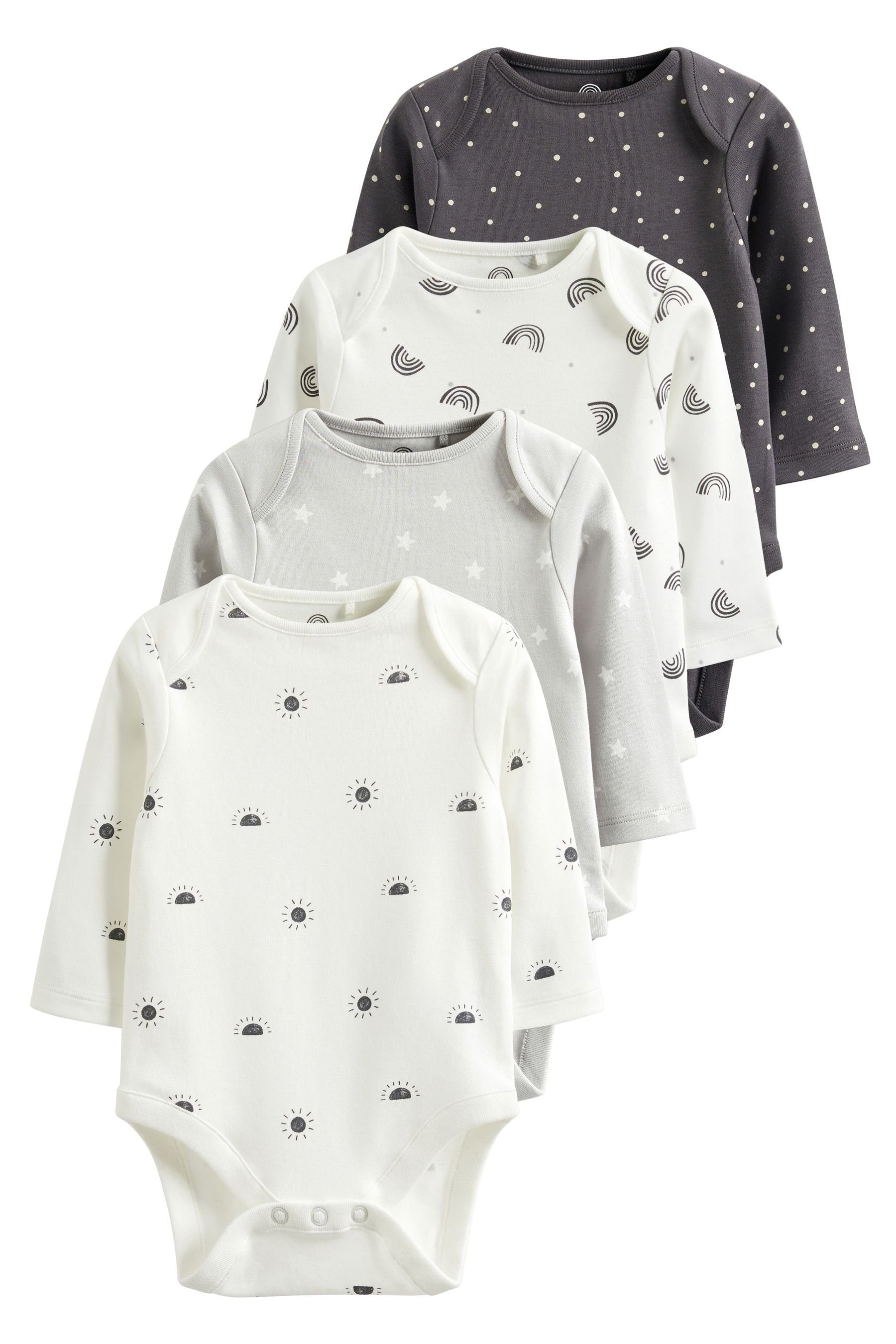 NEXT Langarm Bodys 10er Pack - Baby Bodys Langärmelig