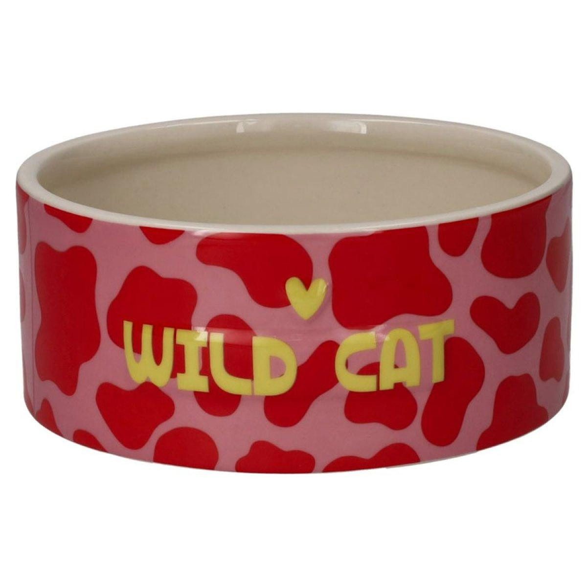 Giftcompany Futternapf Futternapf Love Pets Wild Cat Pink (17cm)