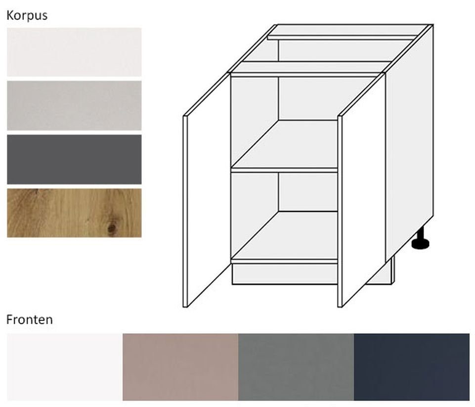 Unterschrank Bonn B/T/H: 60 cm / günstig online kaufen