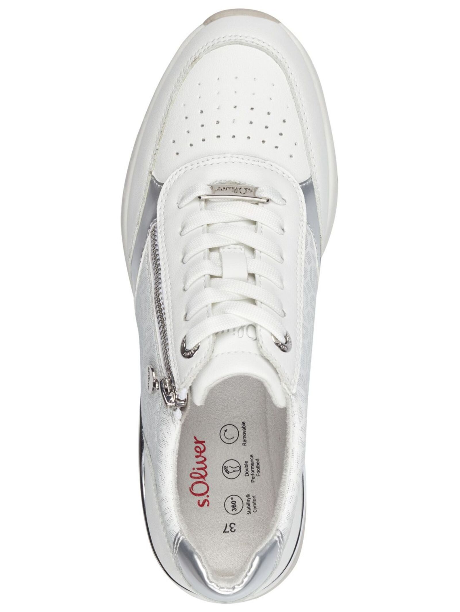 s.Oliver Sneaker Lederimitat . Sneaker (1-tlg)