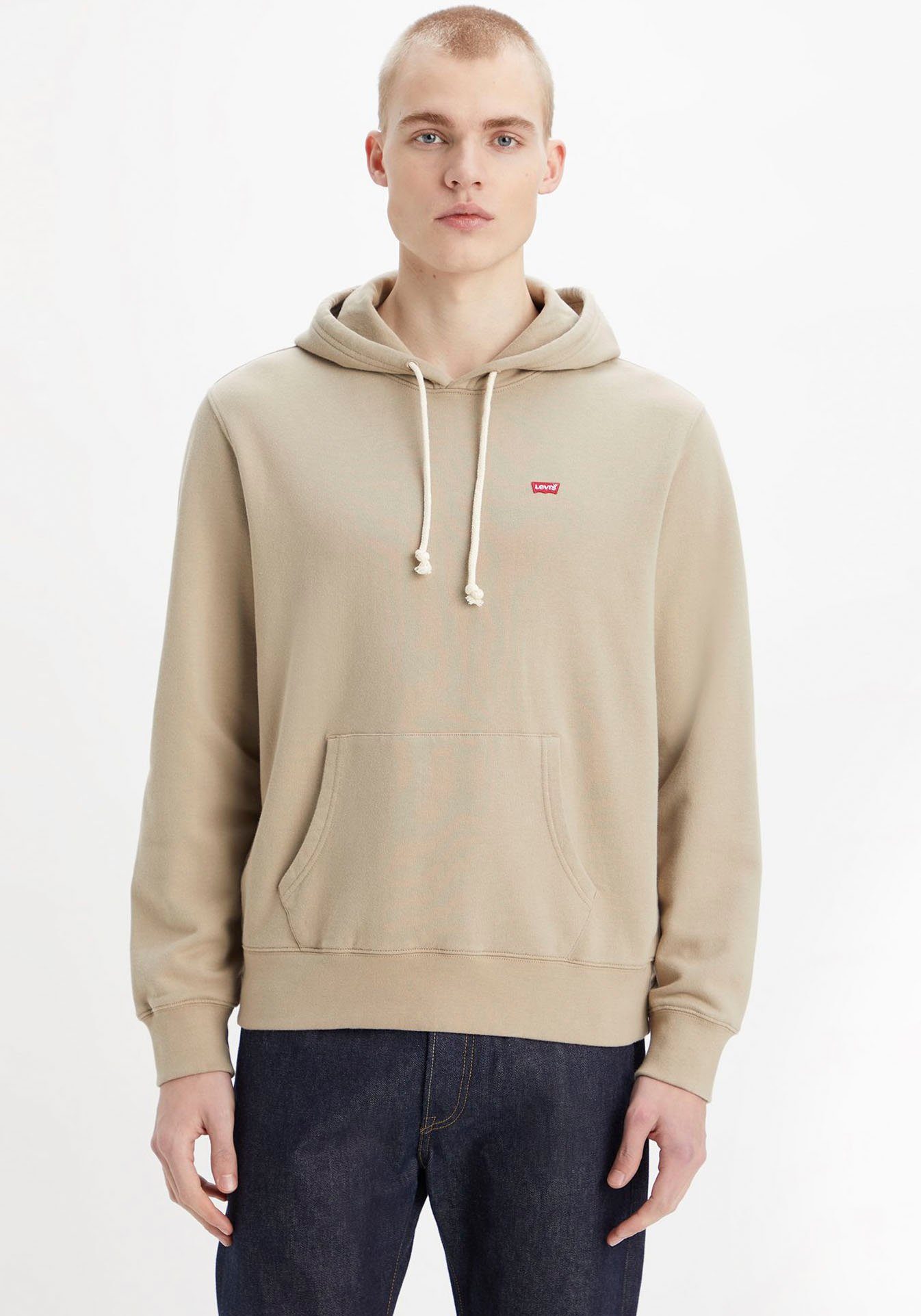 Levi's® Kapuzensweatshirt NEW ORIGINAL HOODIE mit kleinem Batwing-Logo silt